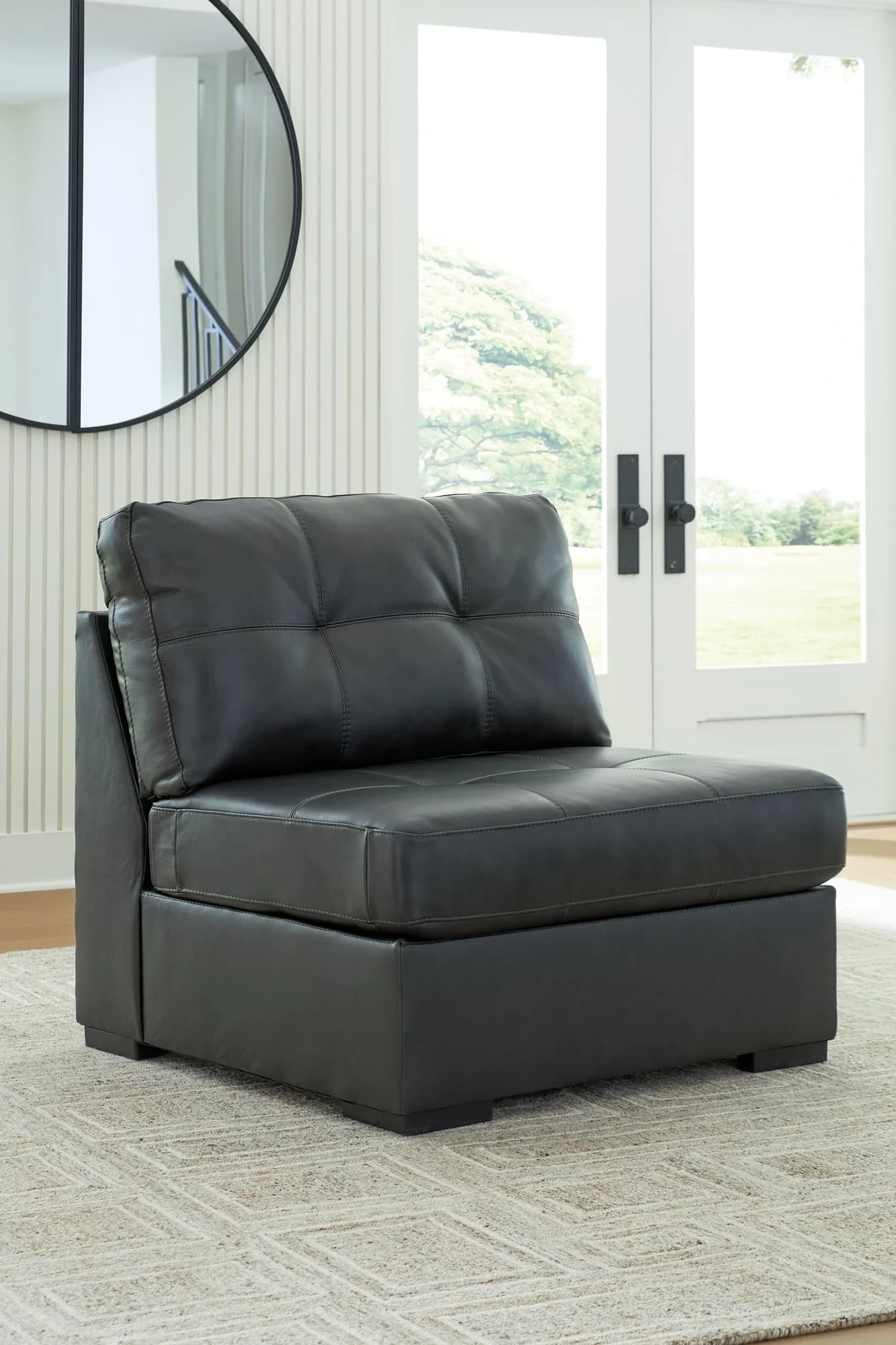 Brindley Fog Pier 3-Piece Sectional with Ottoman - Image 1