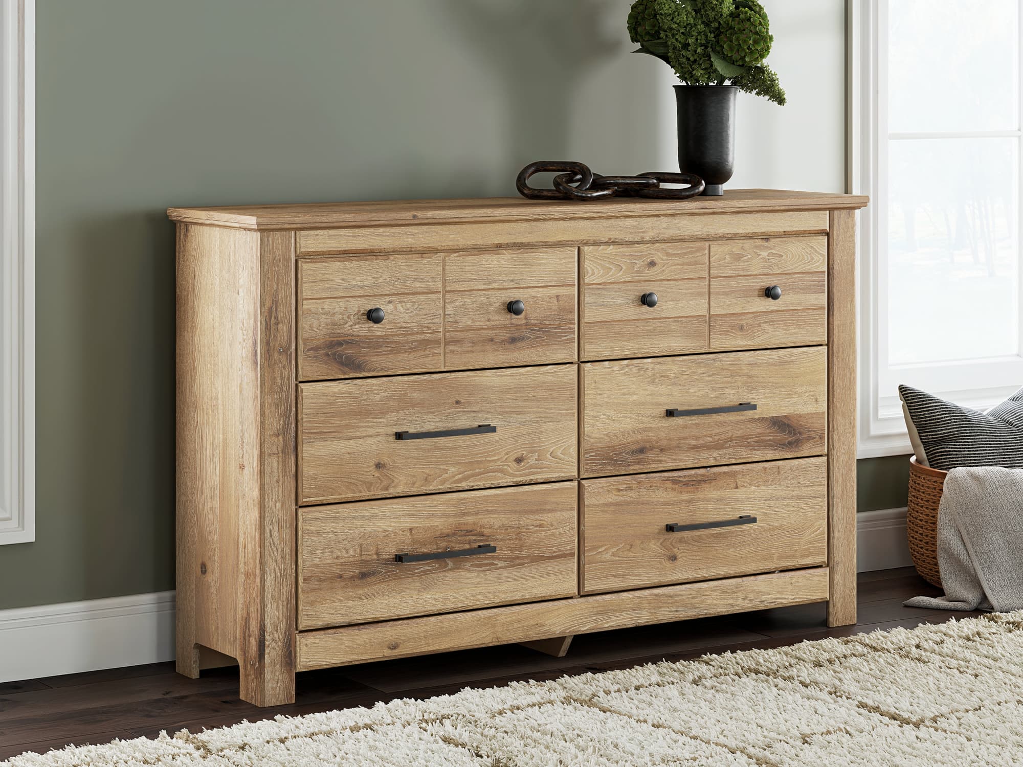 Makidern Tan Dresser - Image 1