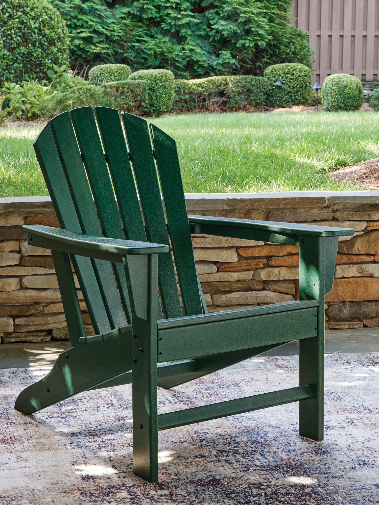 Sundown Shores Green Adirondack Chair - Image 1