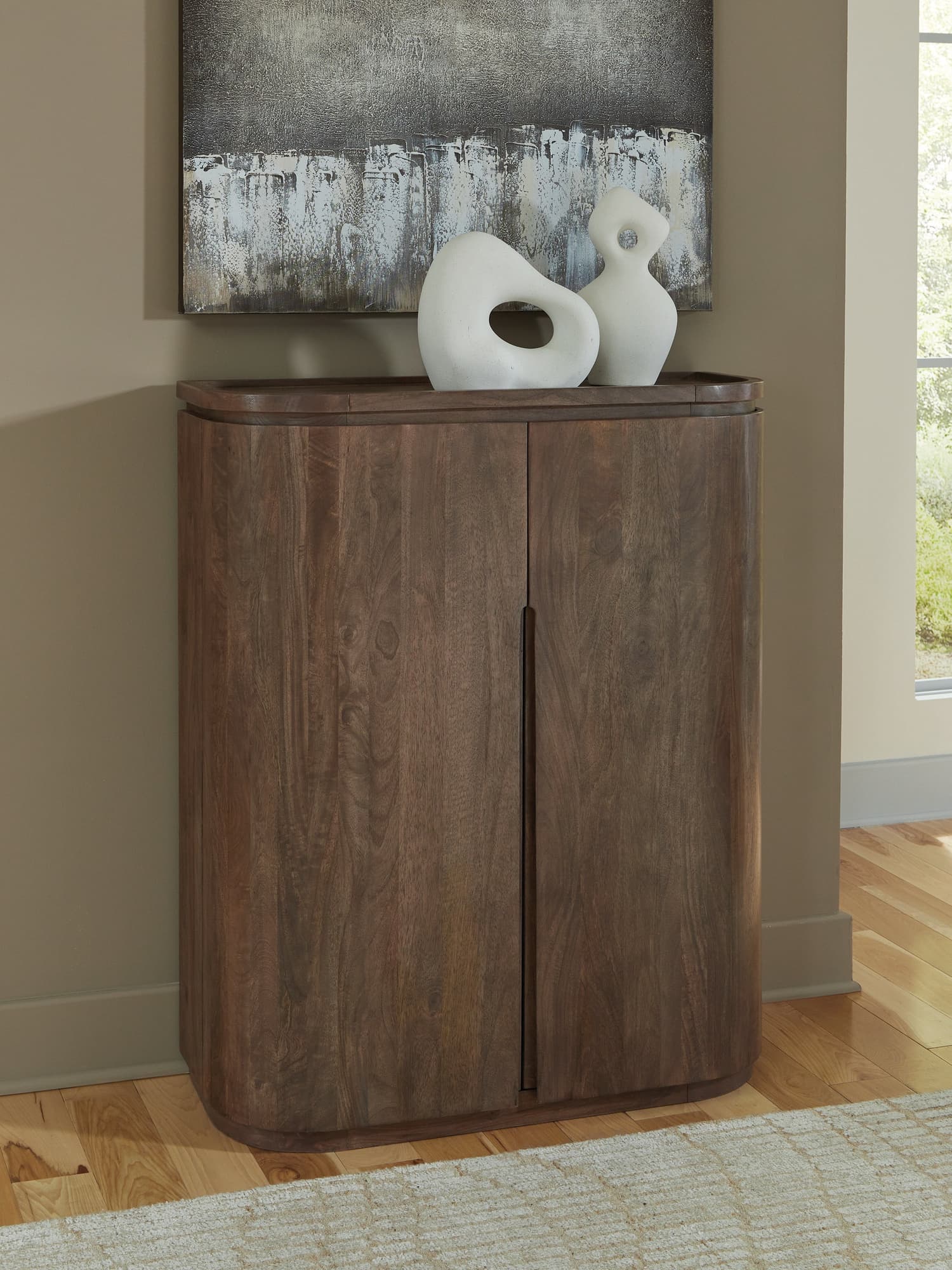 Landermont Medium Brown Bar Cabinet - Image 1