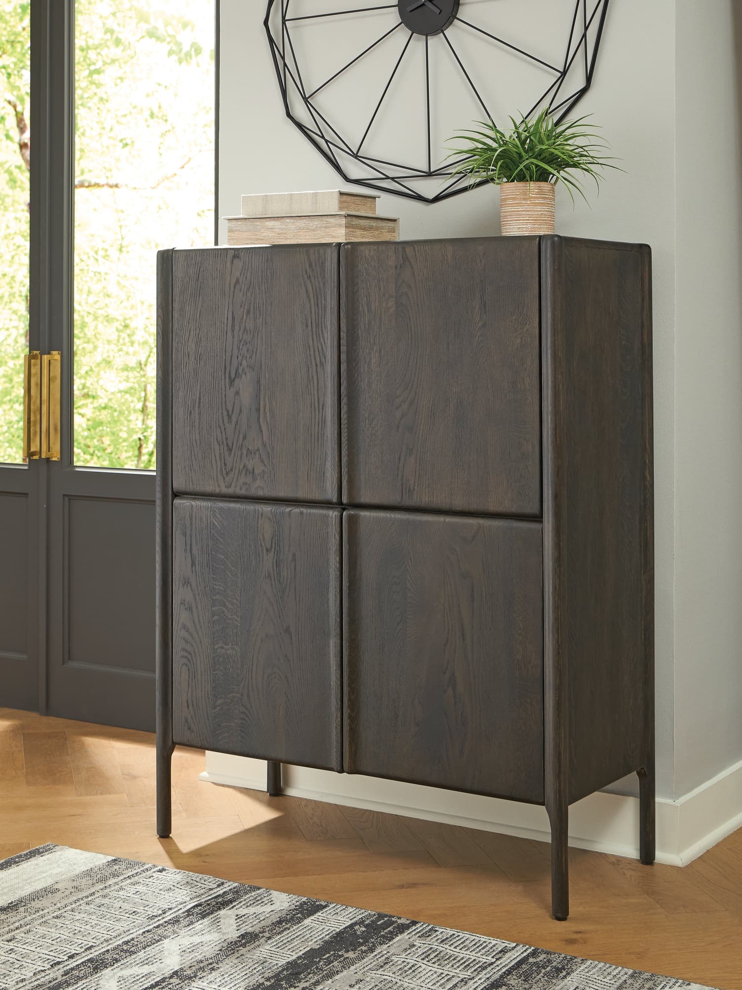 Orsonal Espresso Brown Accent Cabinet - Image 1