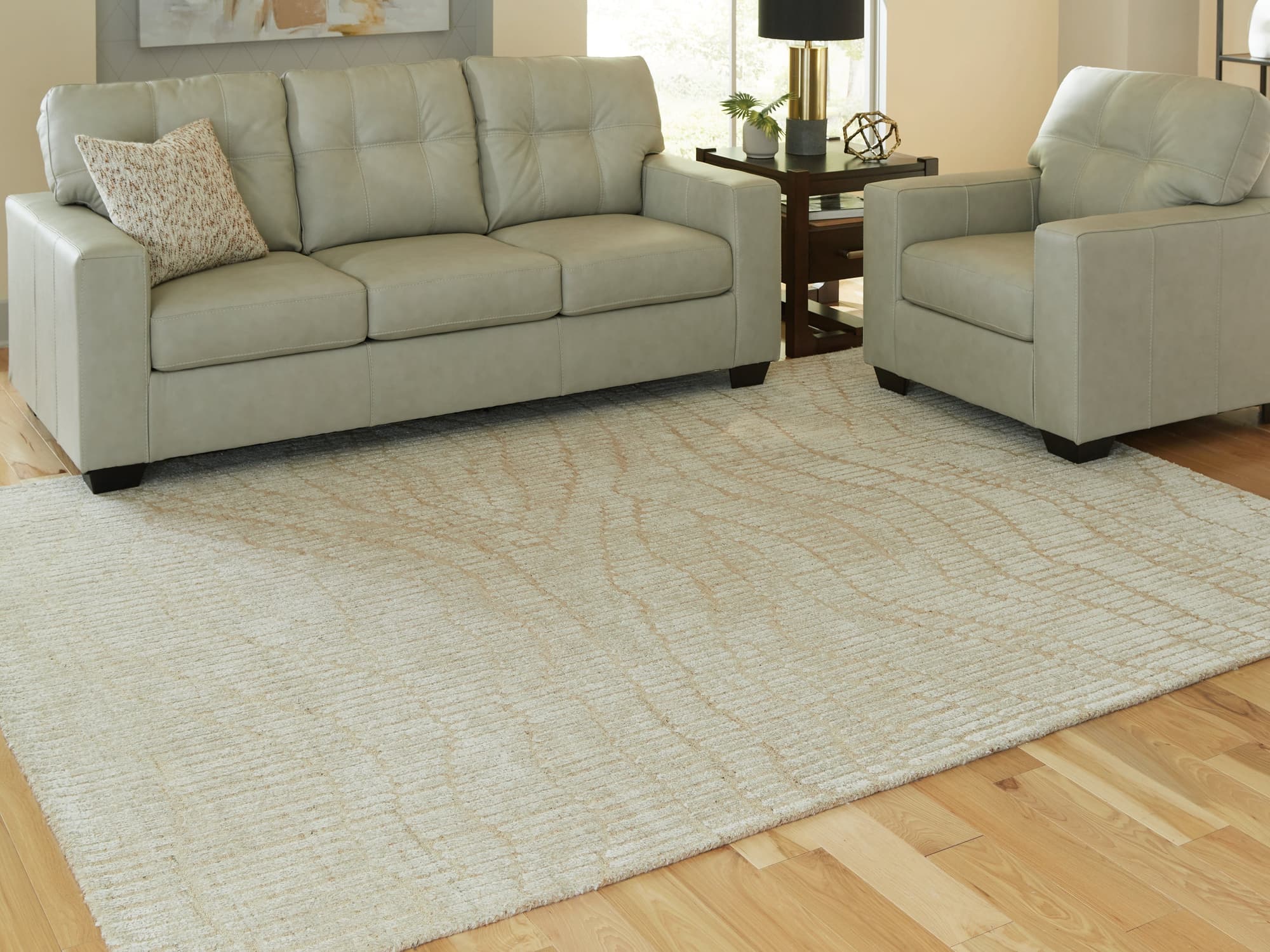 Jaseena Beige/Tan 7’8″ x 10′ Area Rug
