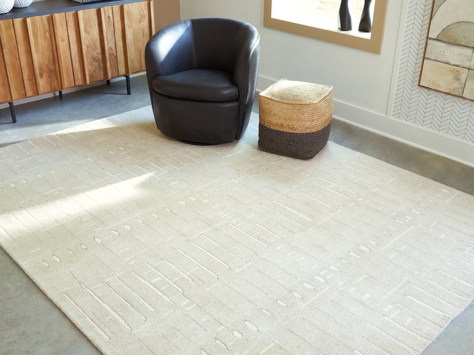 Wolbert Tan/Ivory 7’8″ x 10′ Area Rug