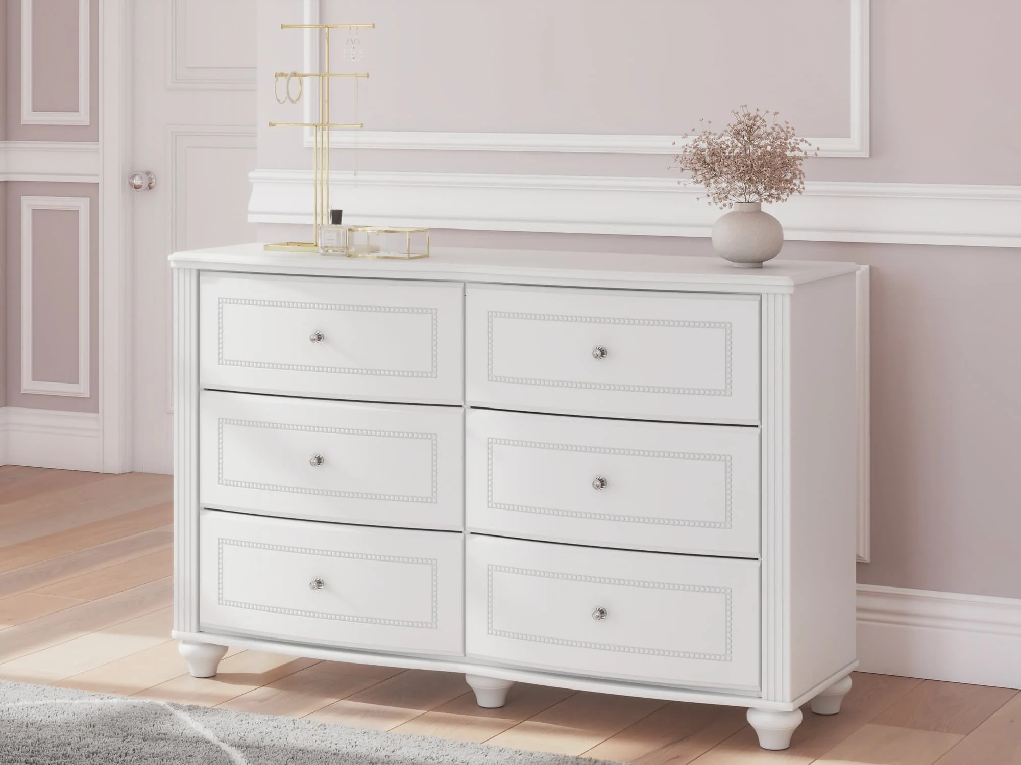 Kozlani White Dresser - Image 1