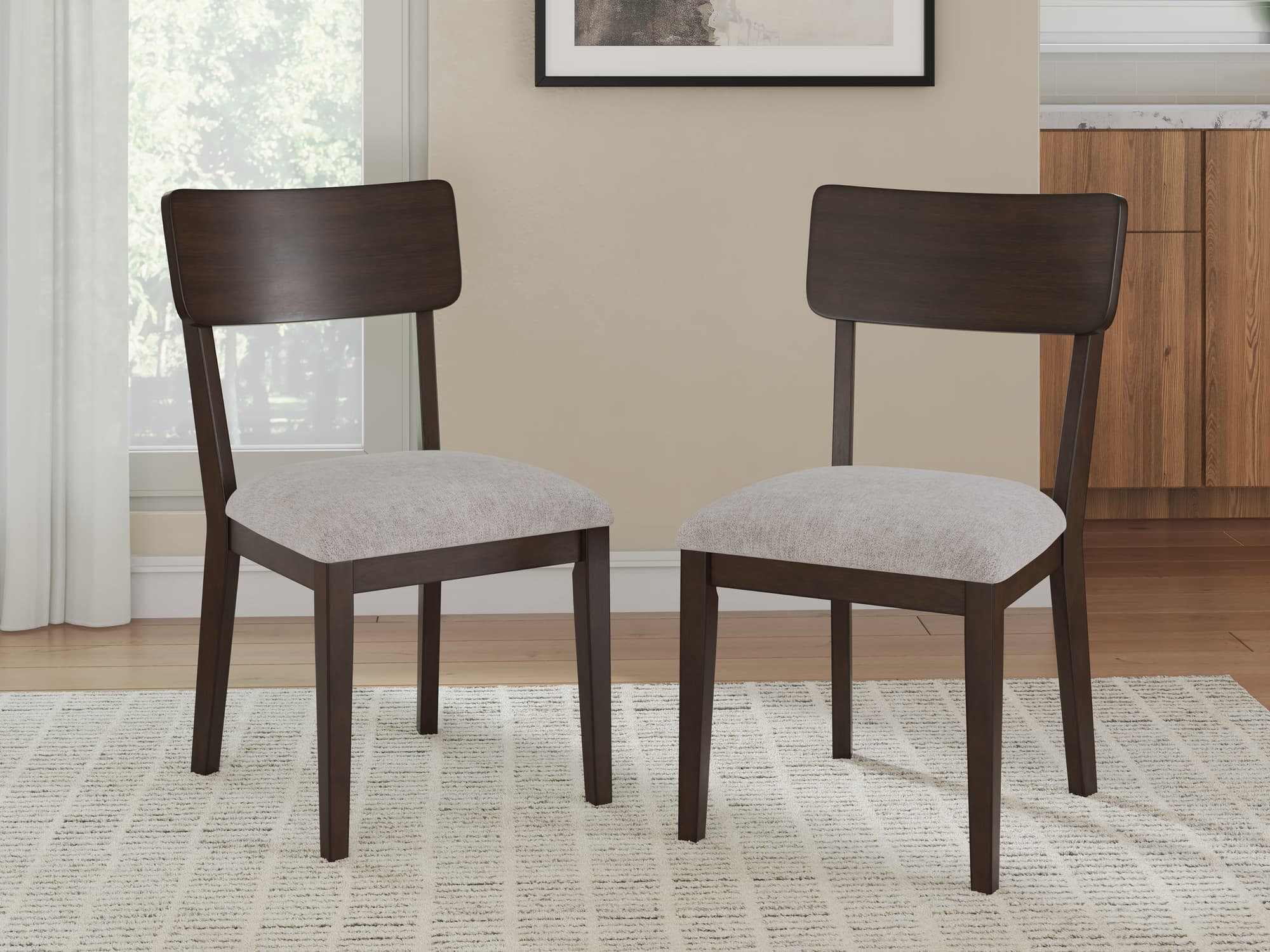 Mallenette Merlot Dining Chair - Image 1