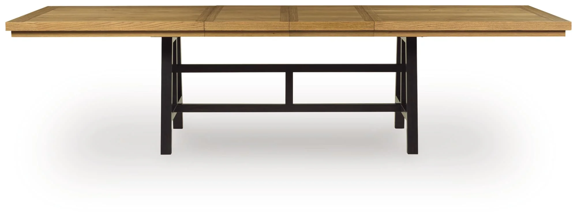 Galliden Black/Brown Dining Extension Table - Image 1