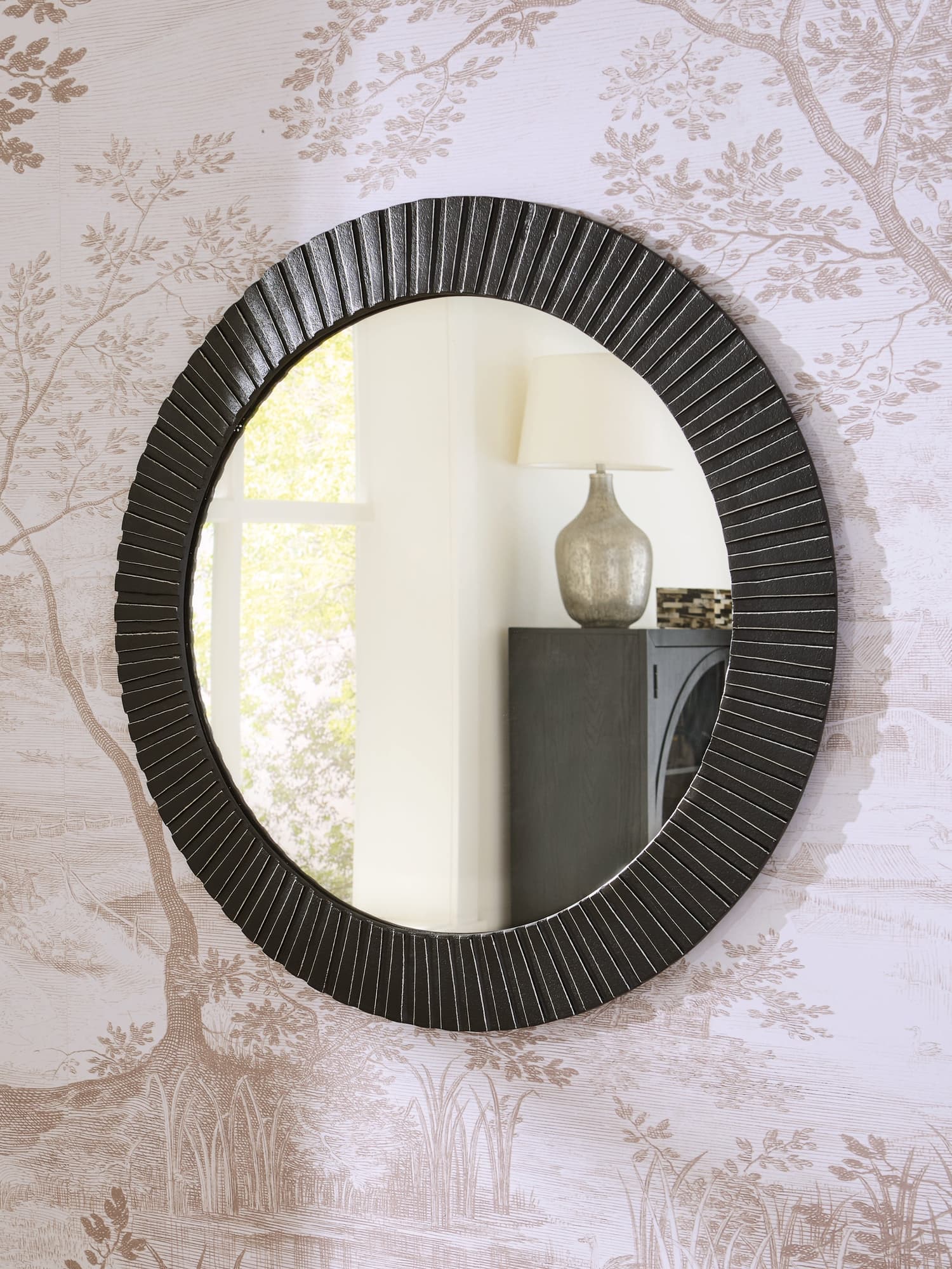 Ozias Black Accent Mirror - Image 1