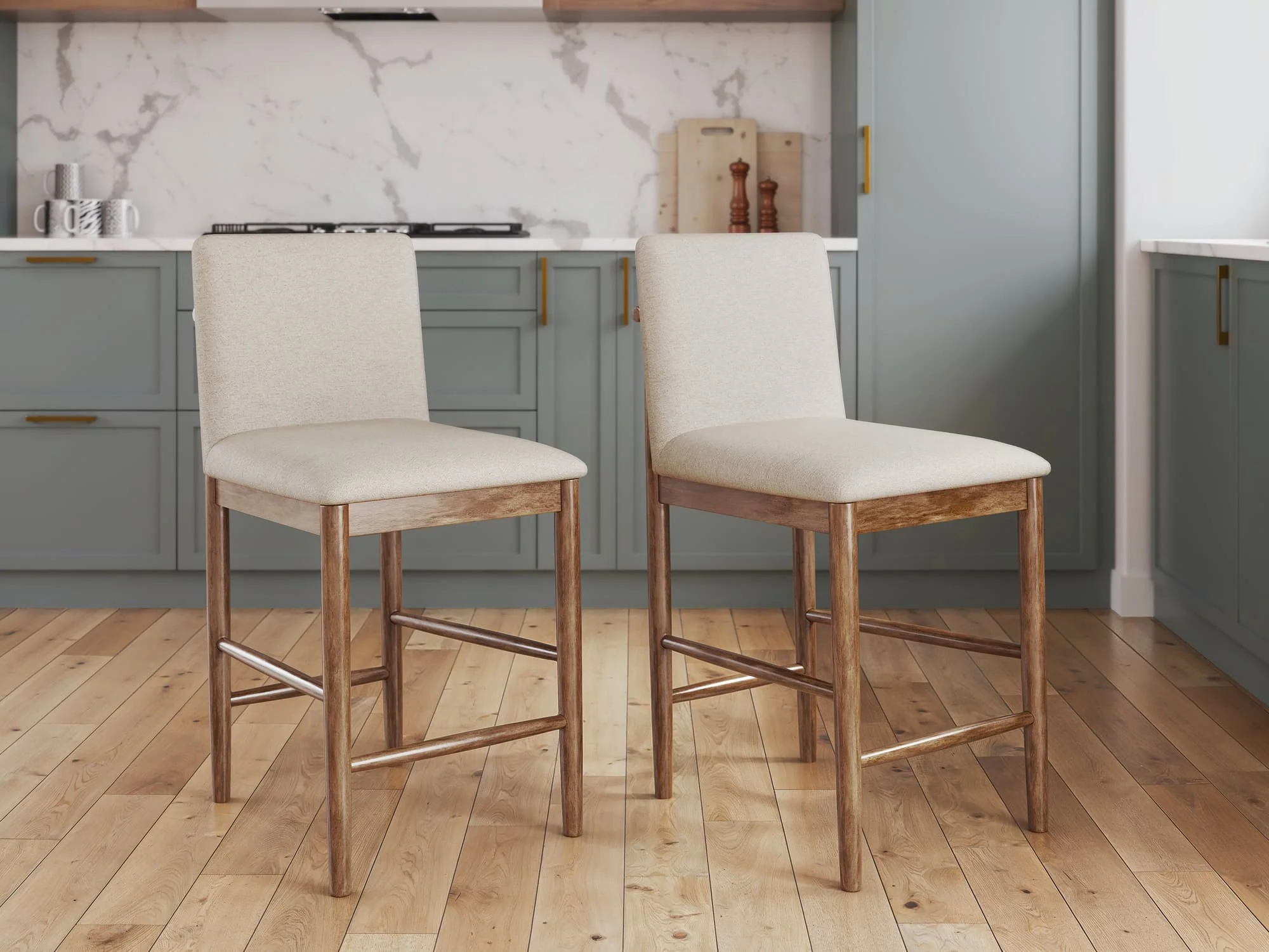 Isanti Light Brown Counter Height Barstool - Image 1