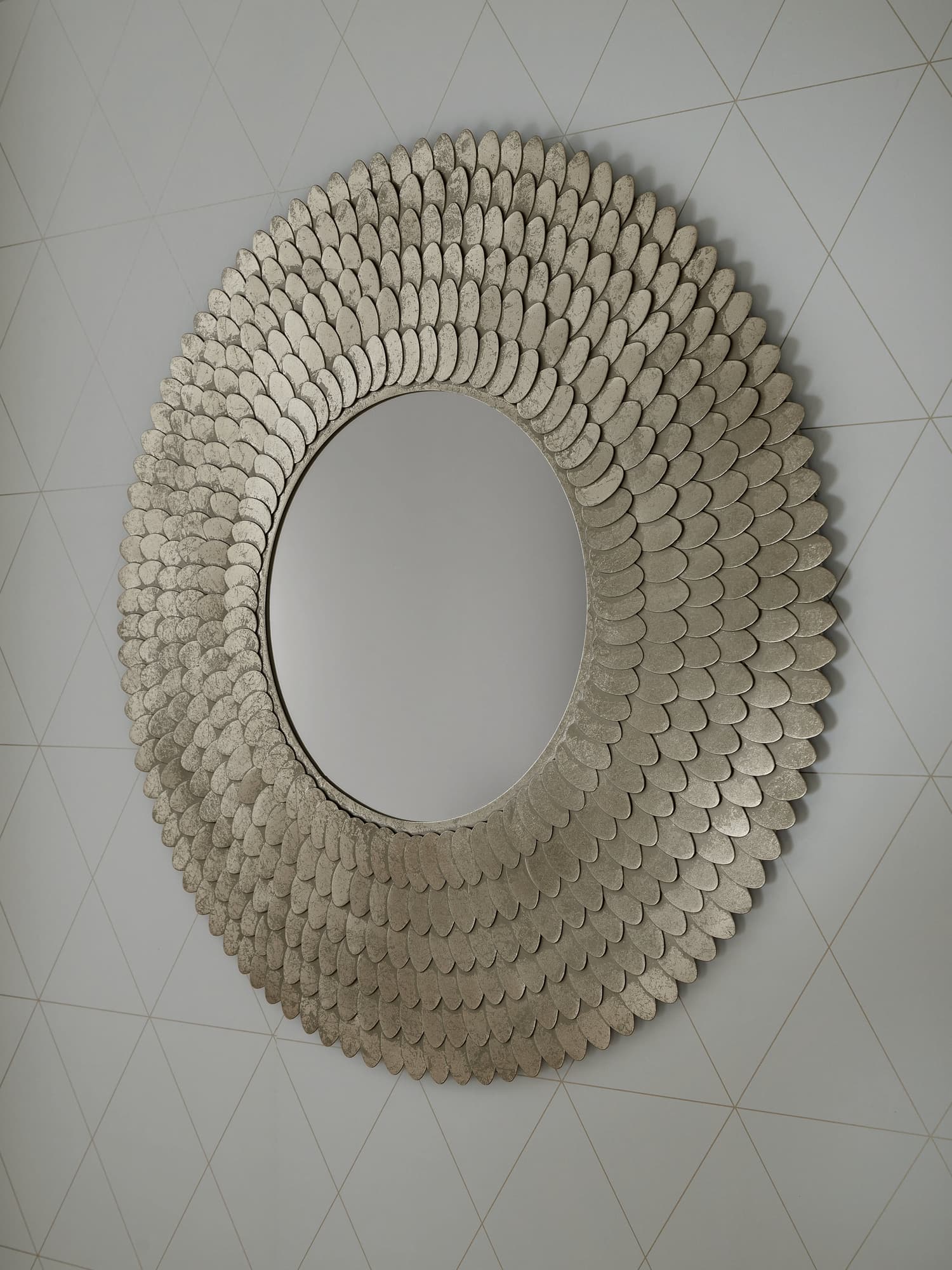 Wrightmund Champagne Finish Accent Mirror