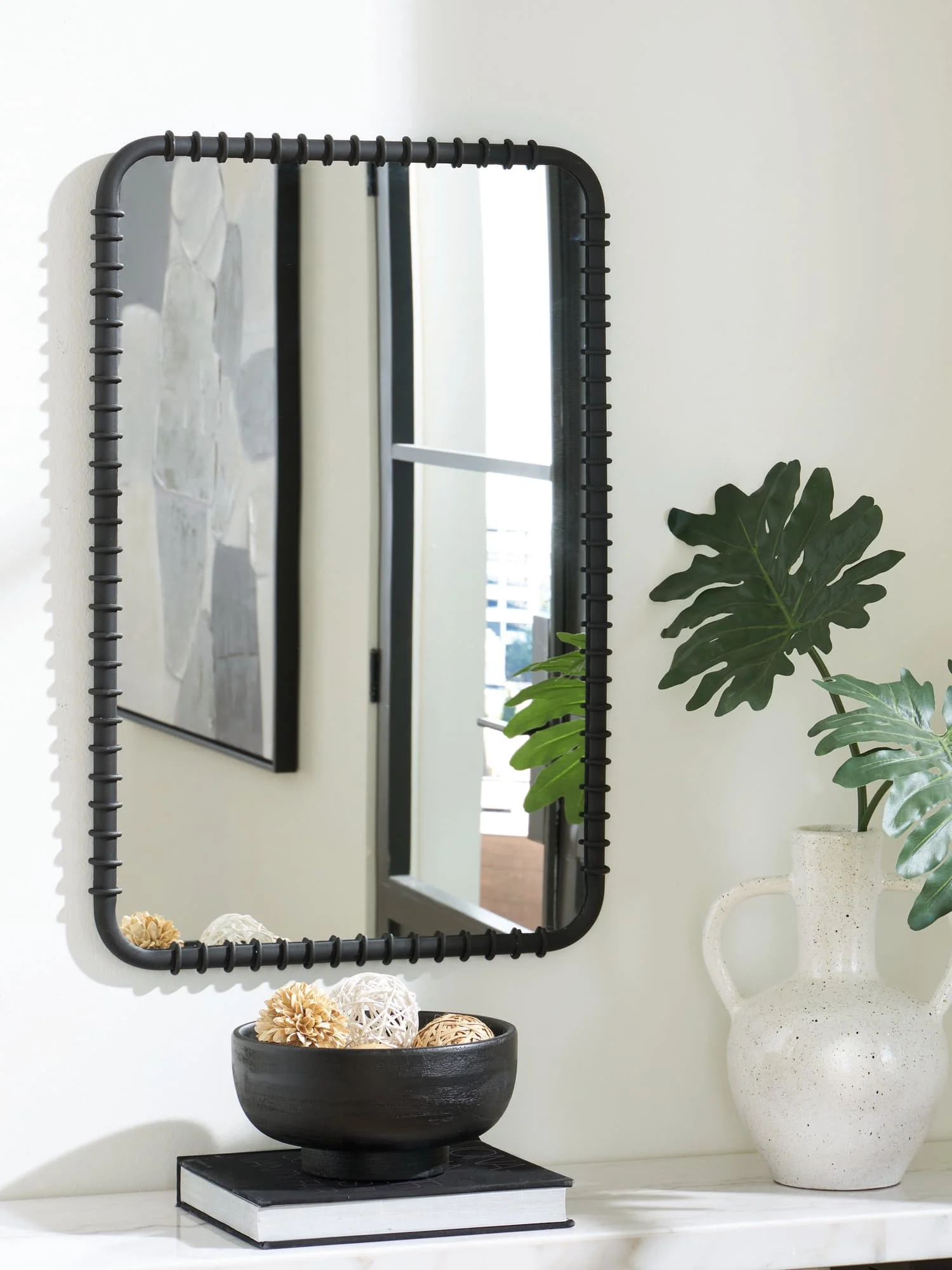 Judlow Black Accent Mirror