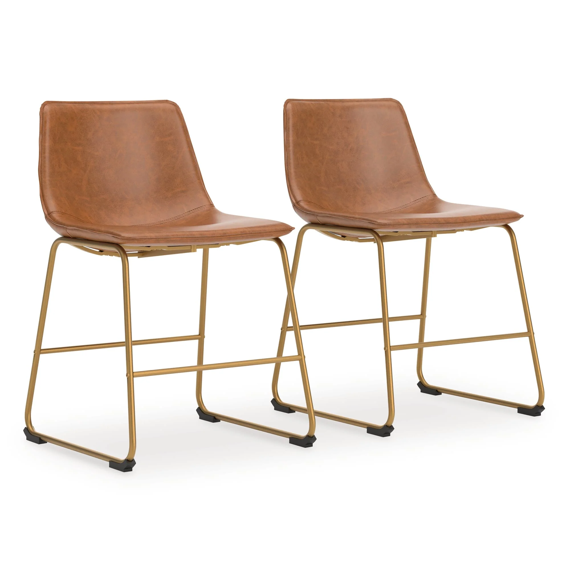 Ciabori Brown/Gold Dining Chair - Image 1