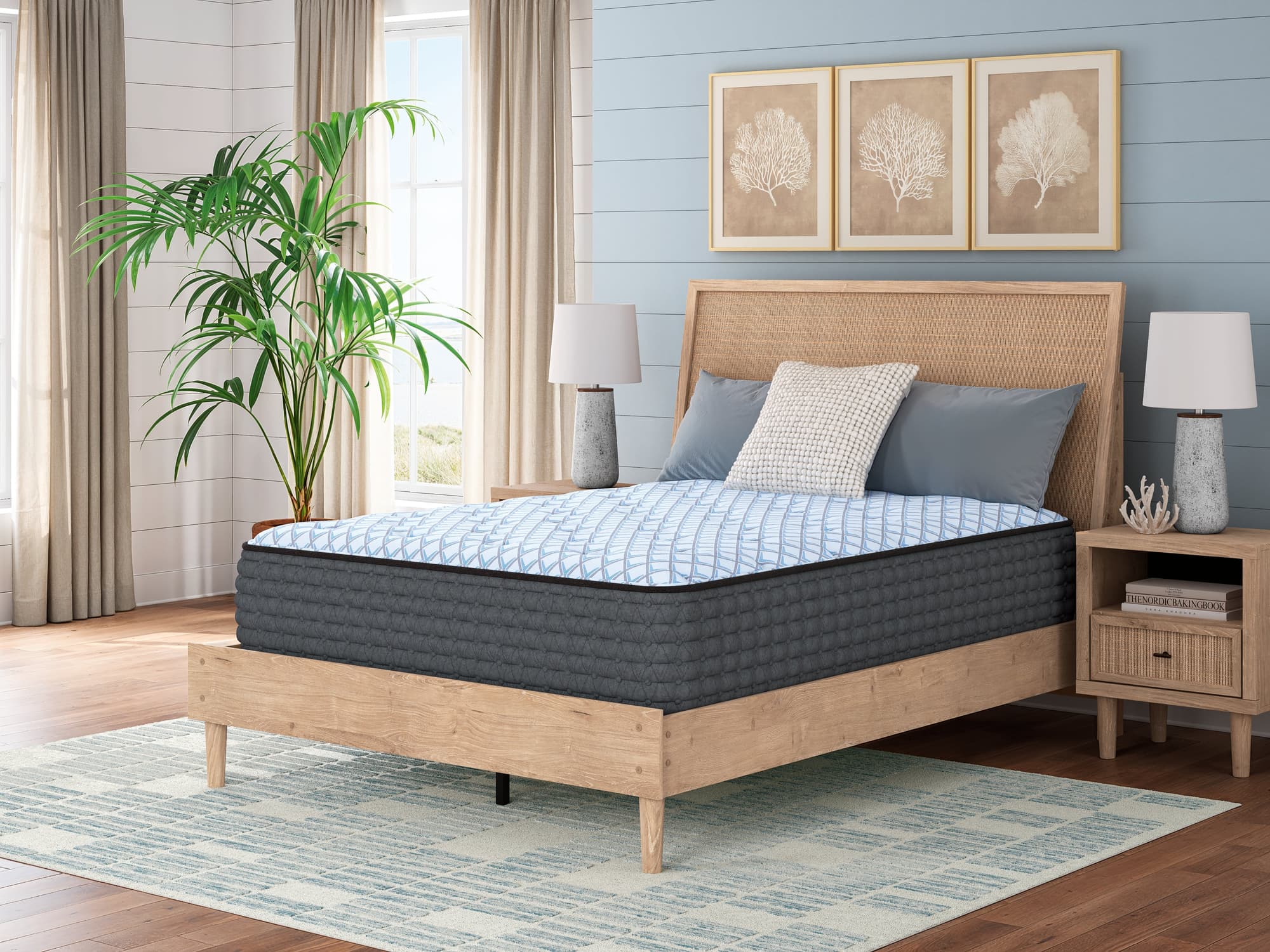 Destin Cove Plush Blue King Mattress