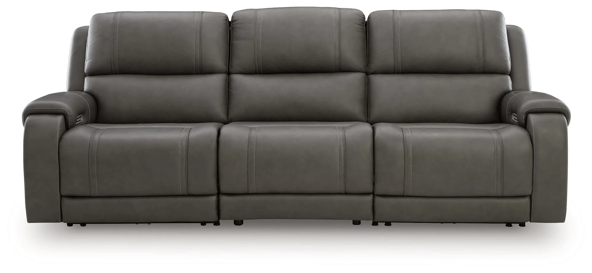 5Z – Pittson Anchor Leather 3-Piece Power Sectional Reclining Sofa