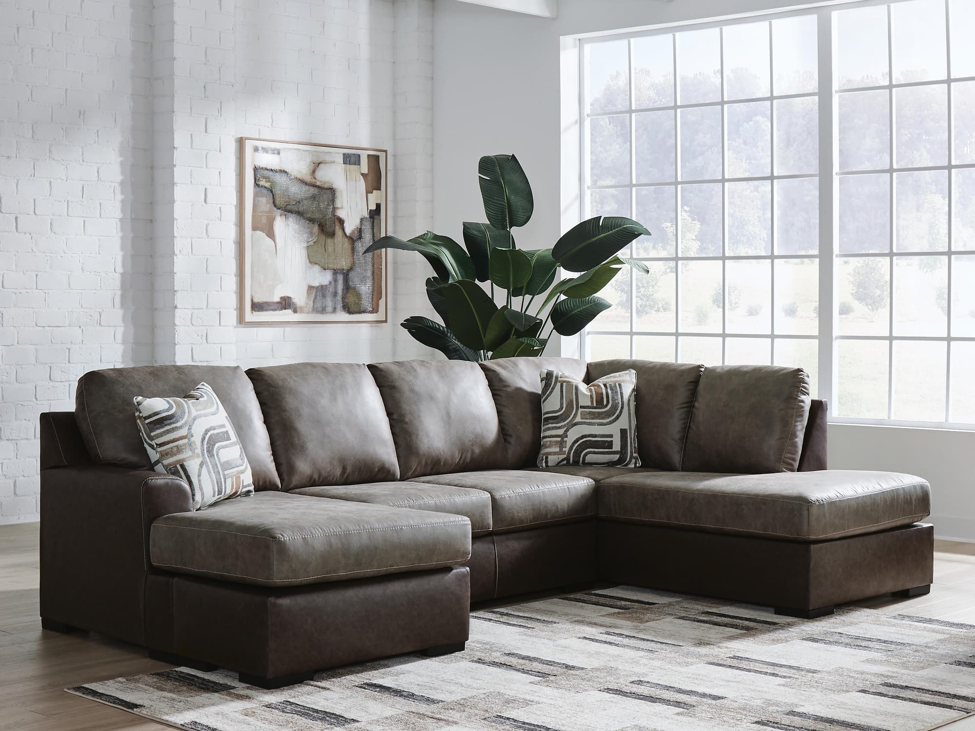 Castille Way Fossil 2-Piece Sectional with Chaise - Image 1