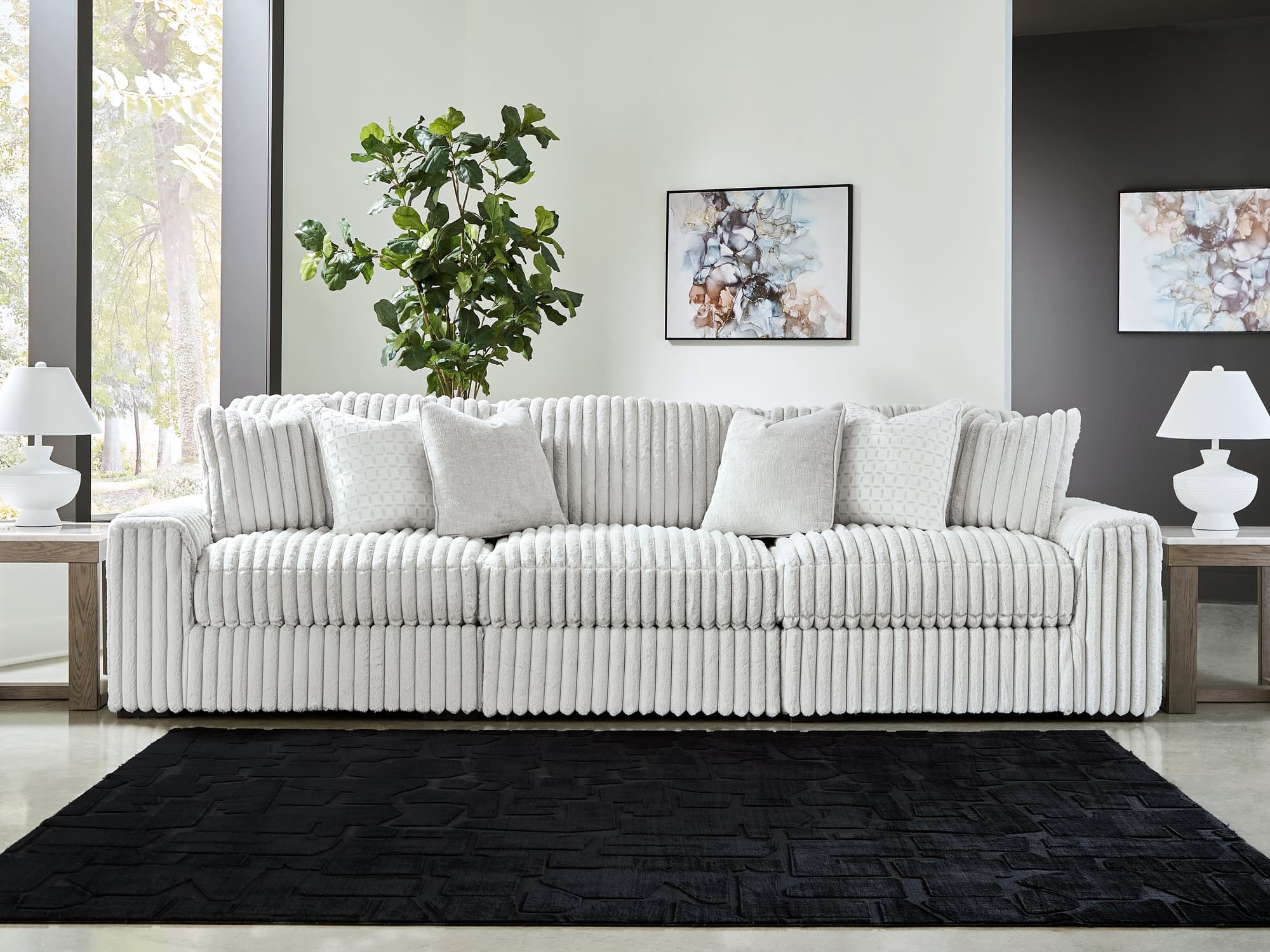 Stupendous Alloy 3-Piece Sectional Sofa - Image 1