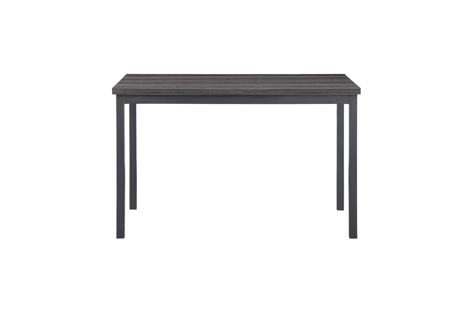 Tripp Black Hued Faux Leather Dining Room Set - Image 2