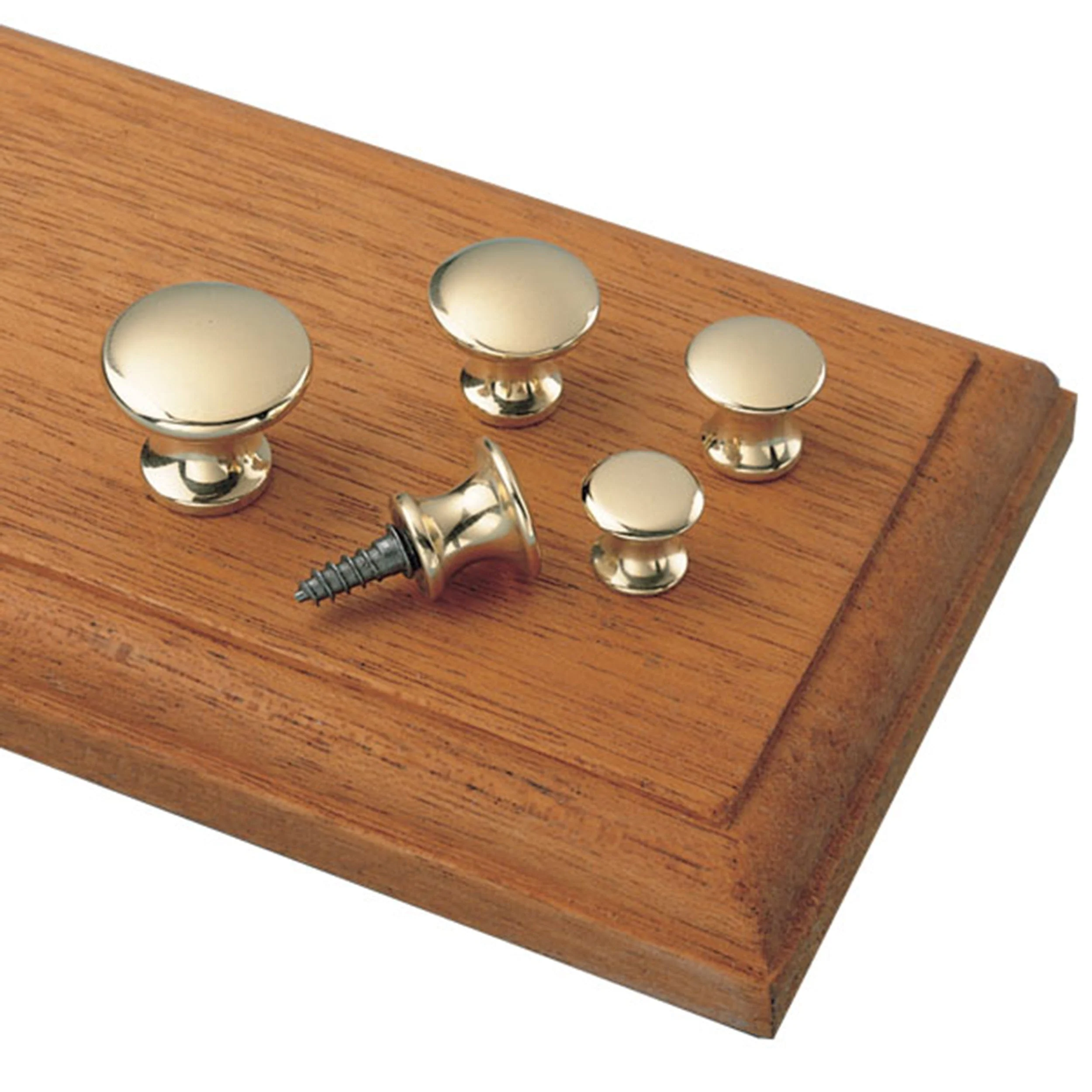 Brass Knob 3/8″ D 5/16″ Tall