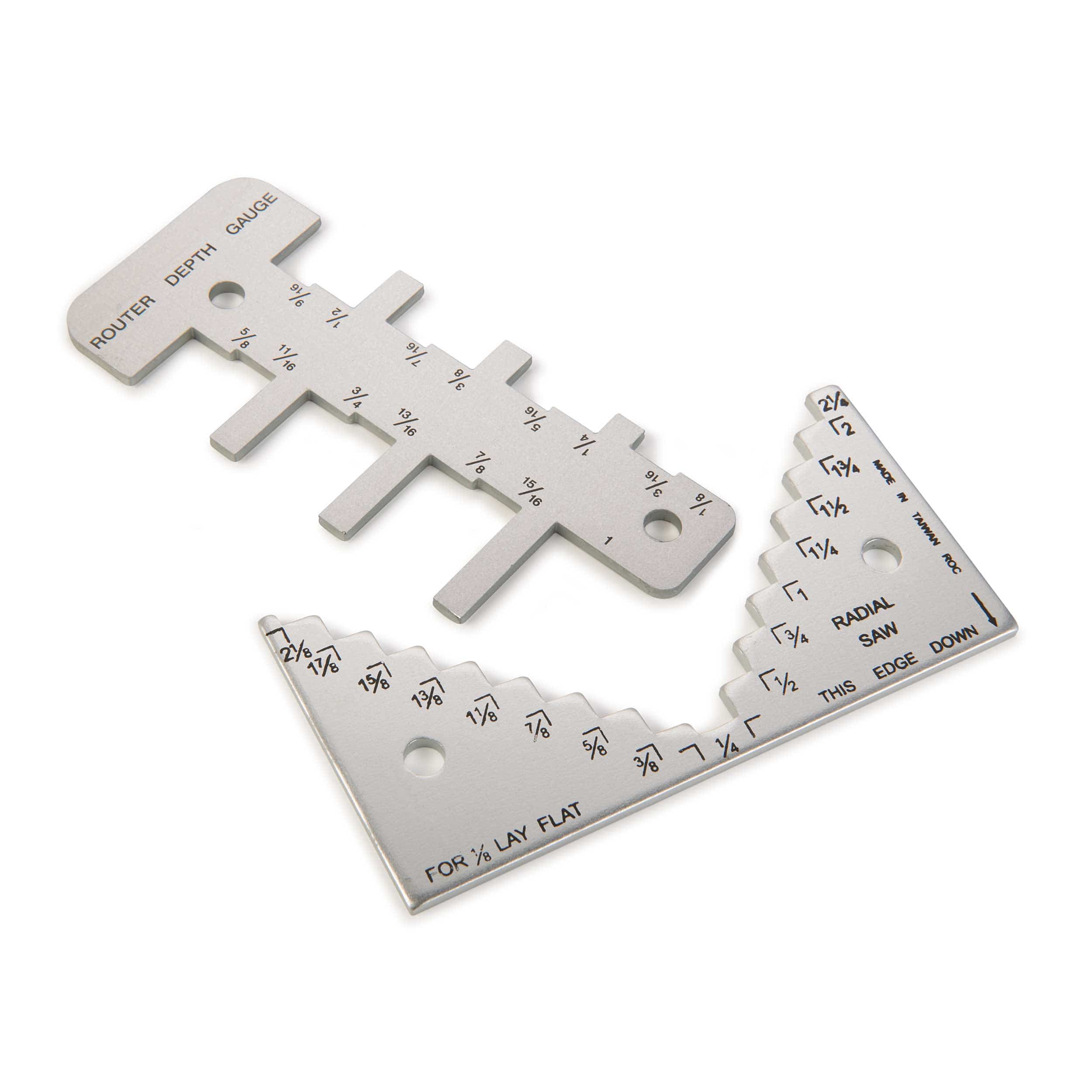 Router and Saw Depth Gauge – 2 Piece