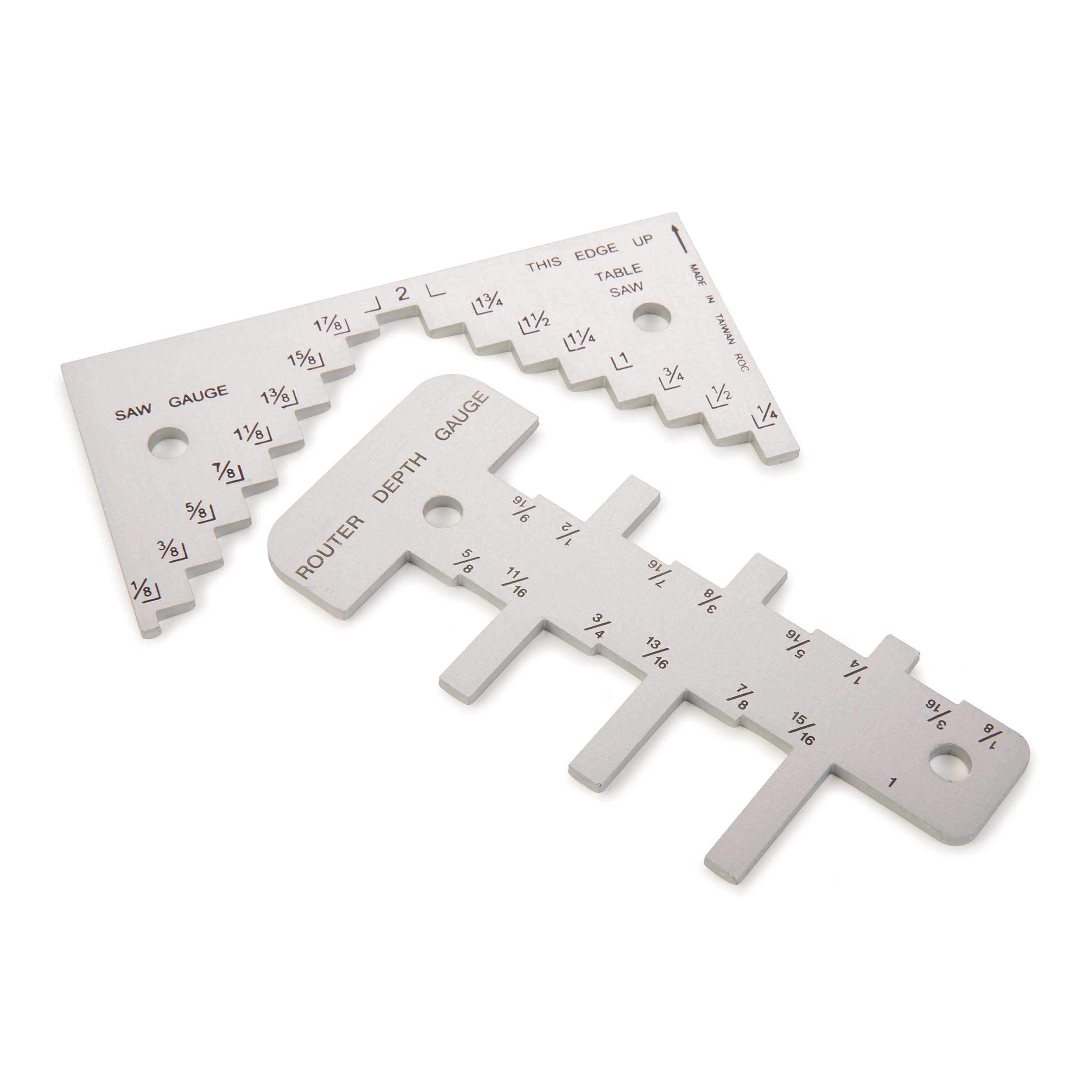 Router and Saw Depth Gauge - 2 Piece - Image 2