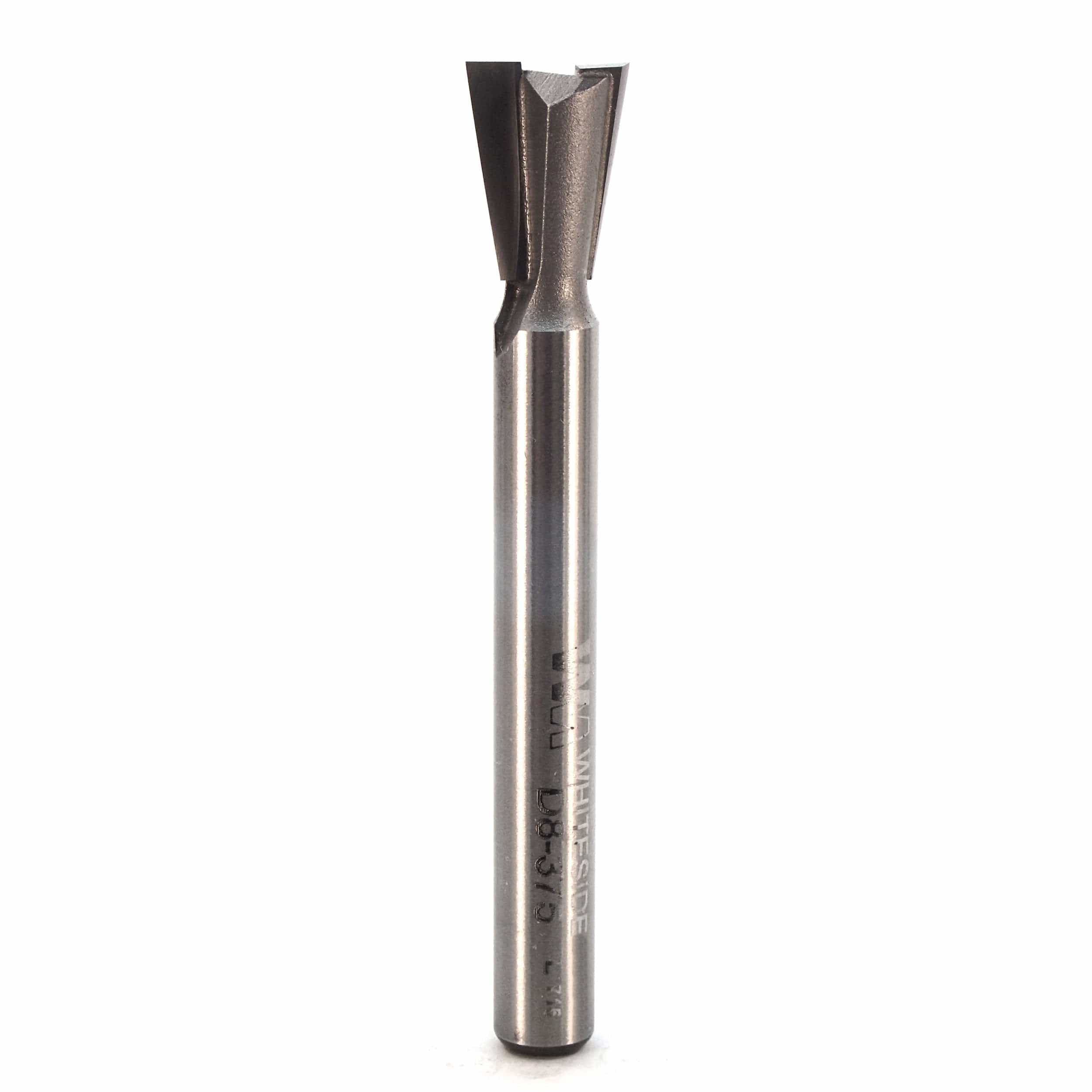 Eight Degree Dovetail Router Bit – 1/4" SH, 3/8" LD, 1/2" DOC - Image 1