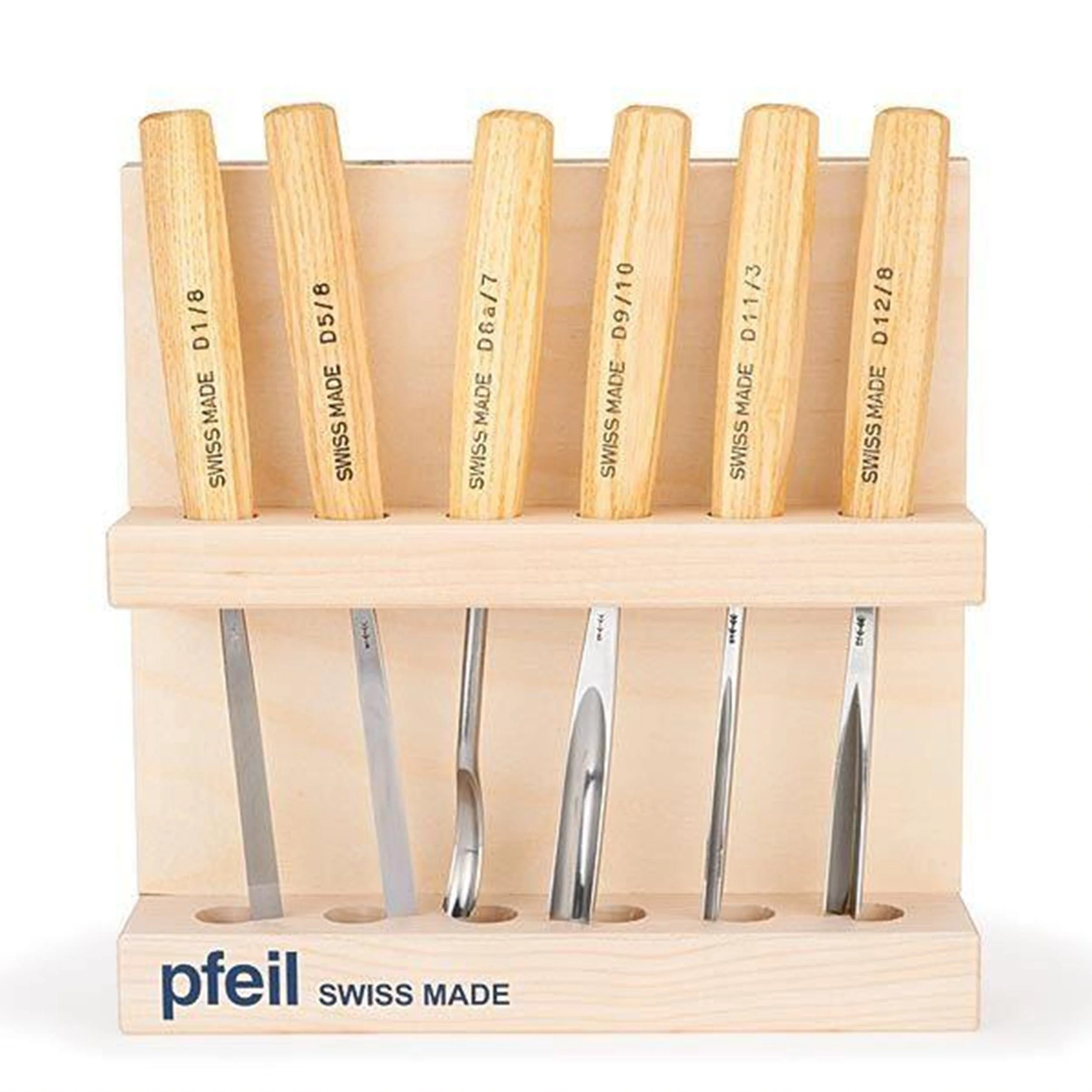 Carving Tool Intermediate Size Set A – 6 Piece