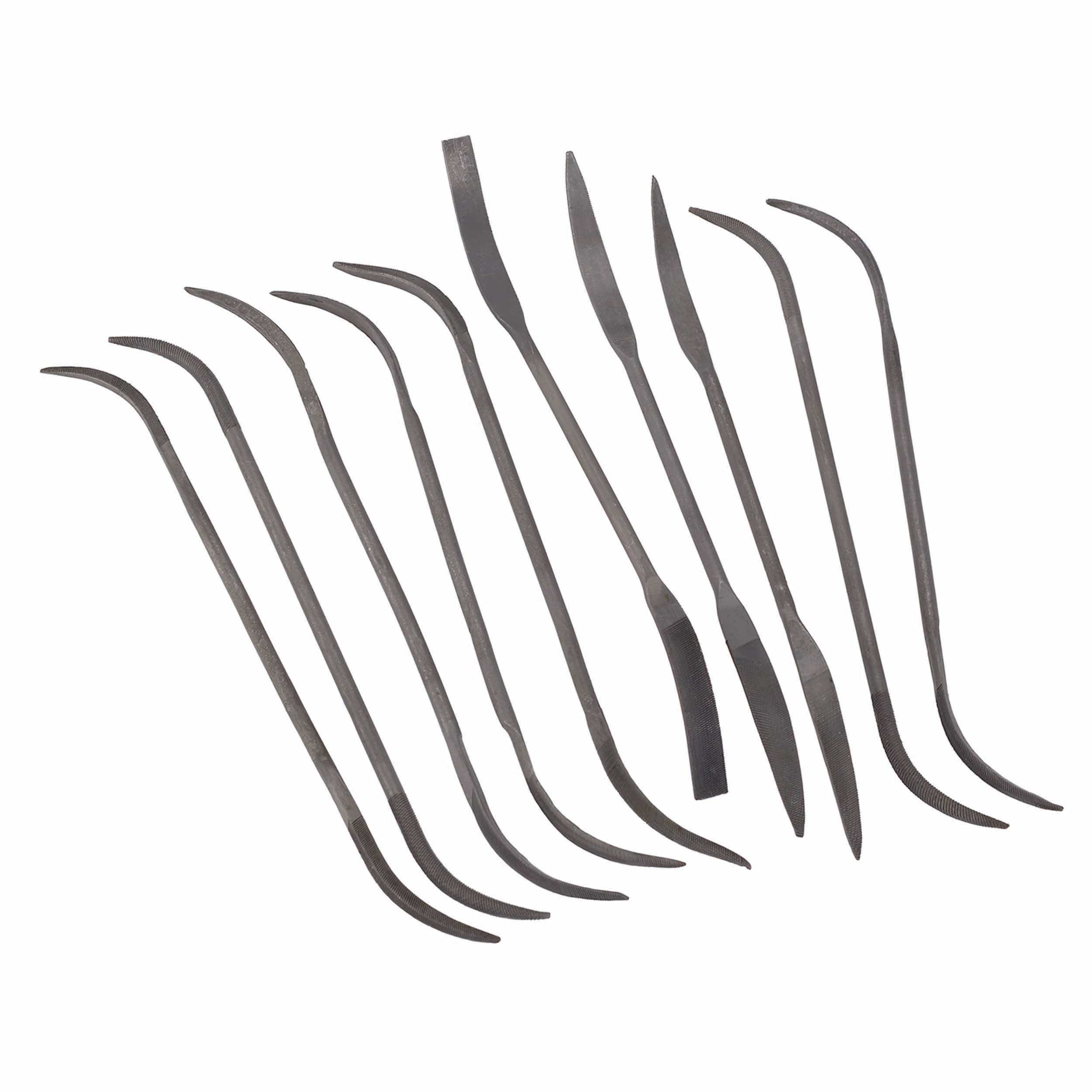 Smooth Cut Riffler File Set - 10 Piece - Image 1