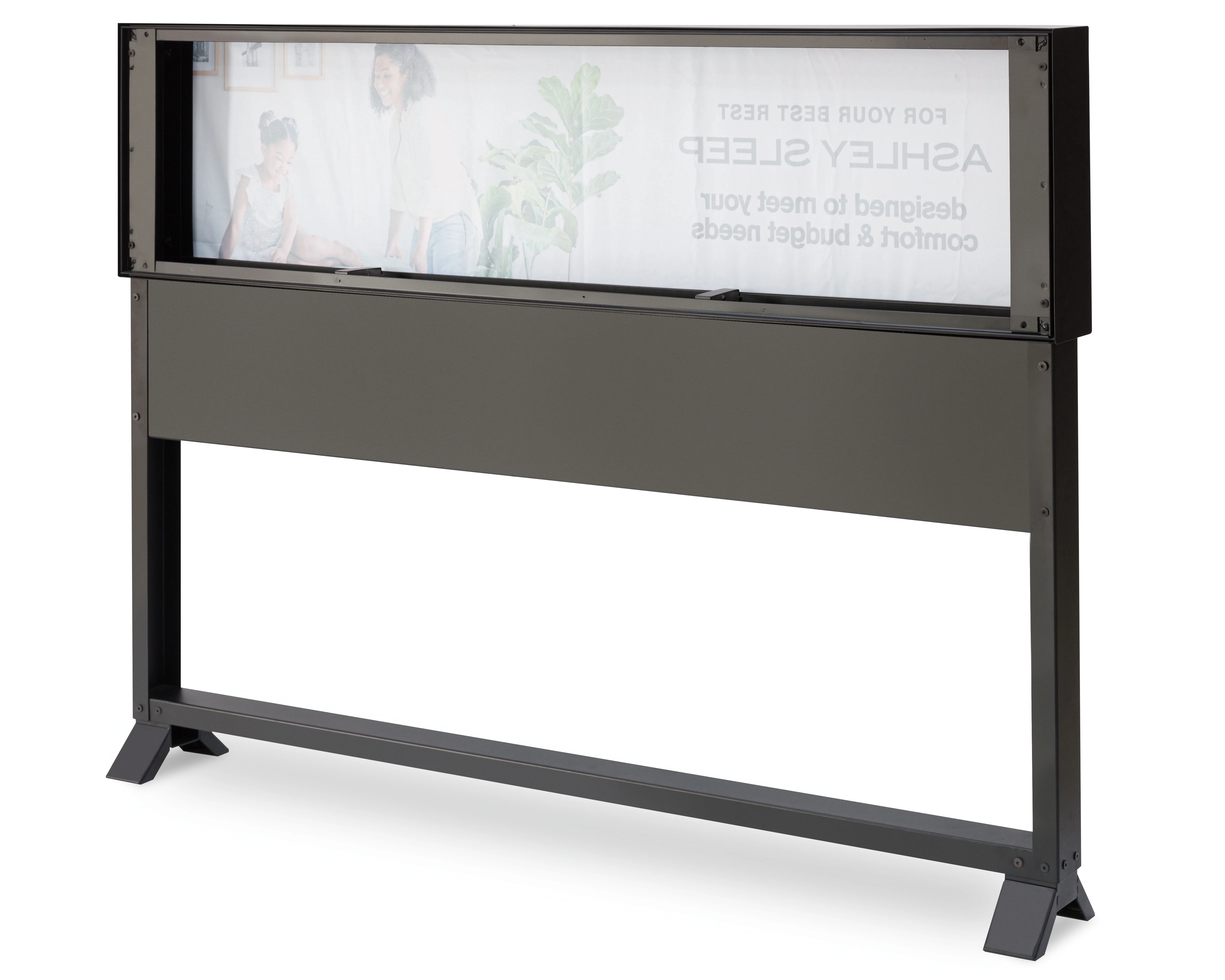 StoreDisplay Black Queen Metal Bedding Fixture - Image 3
