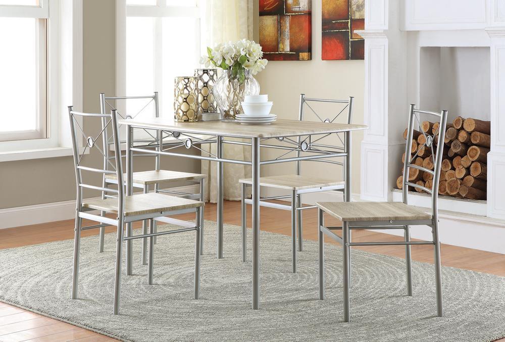 G100035 Taupe Rectangle Dining Room Set - Image 1