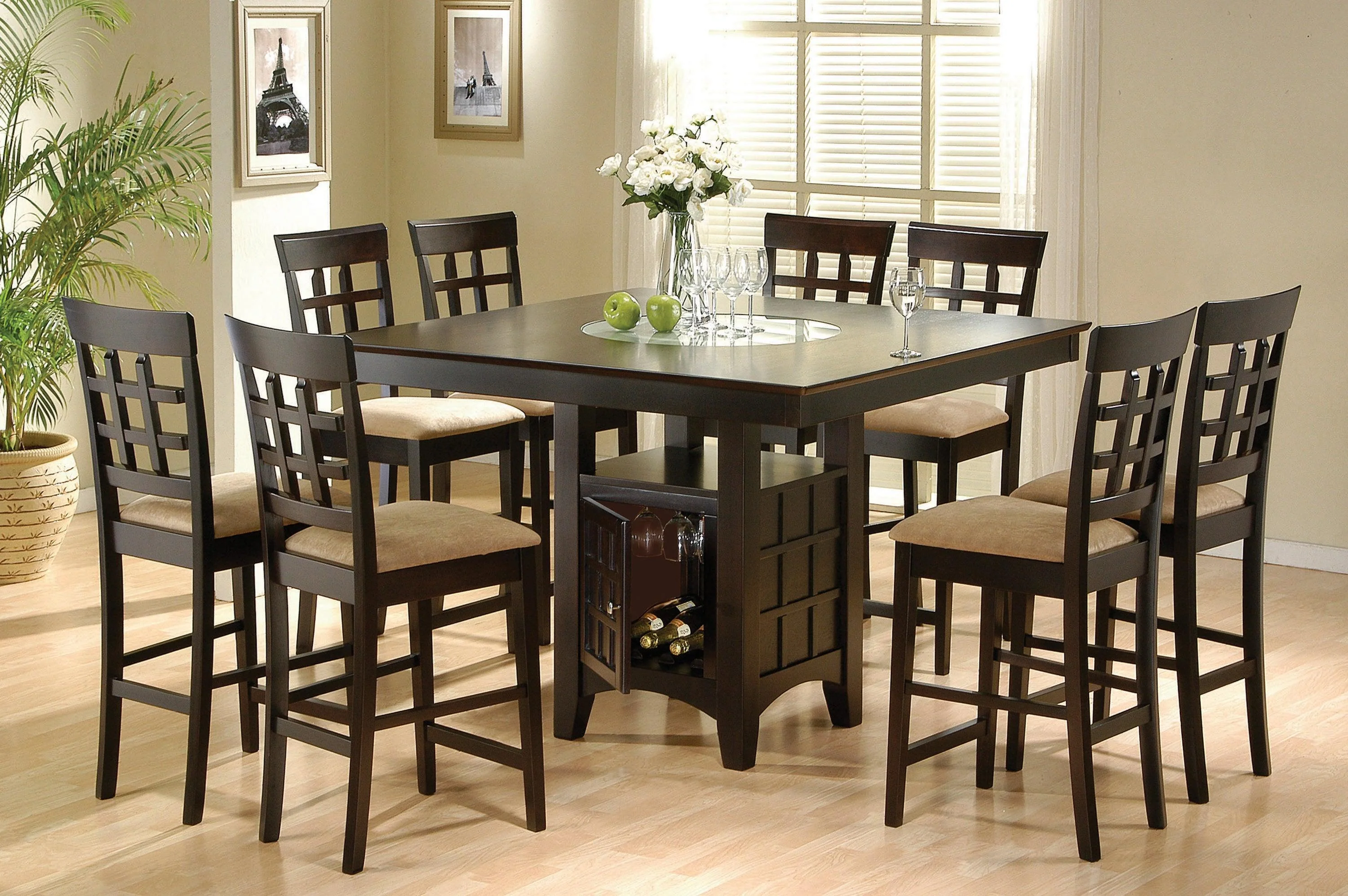 Gabriel Storage Counter Height Table Cappuccino - Image 2
