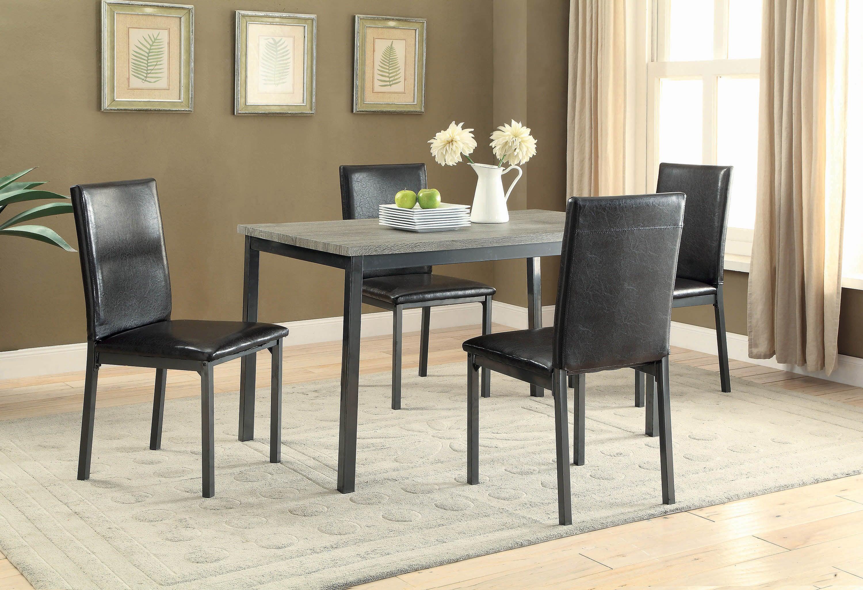 Garza Rectangular Dining Table Black - Image 2
