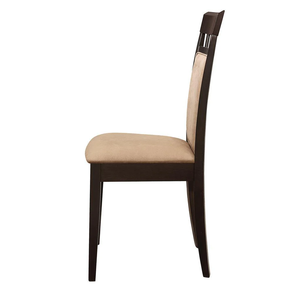Gabriel Upholstered Side Chairs Cappuccino Tan (Set of 2) - Image 3
