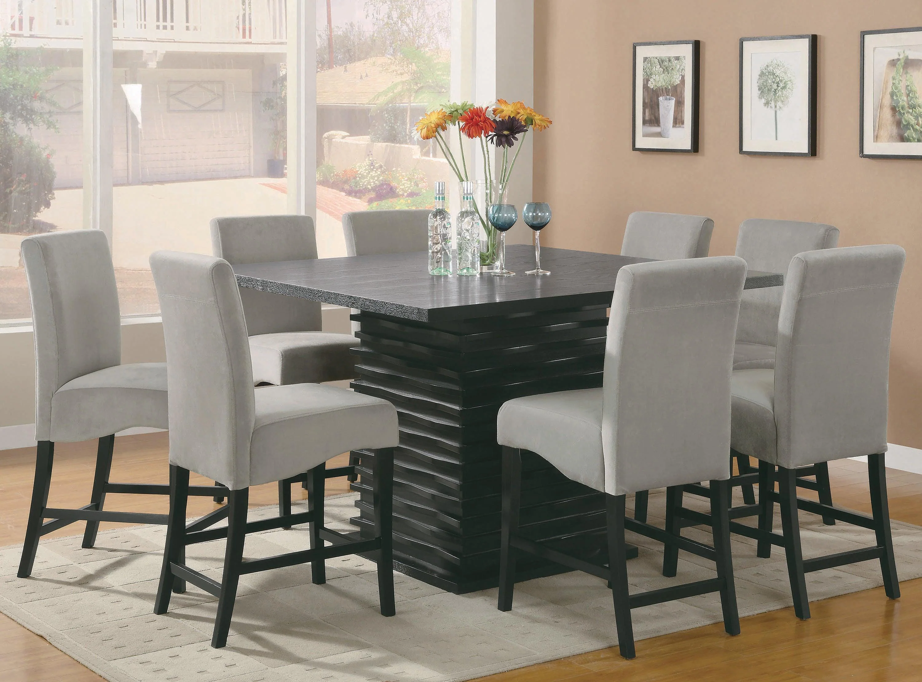 Stanton 3 Drawer Rectangular Server Black - Image 3