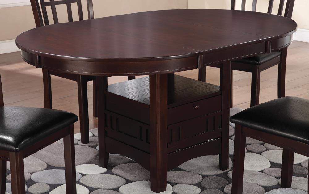 Lavon Dining Table With Storage Espresso - Image 2