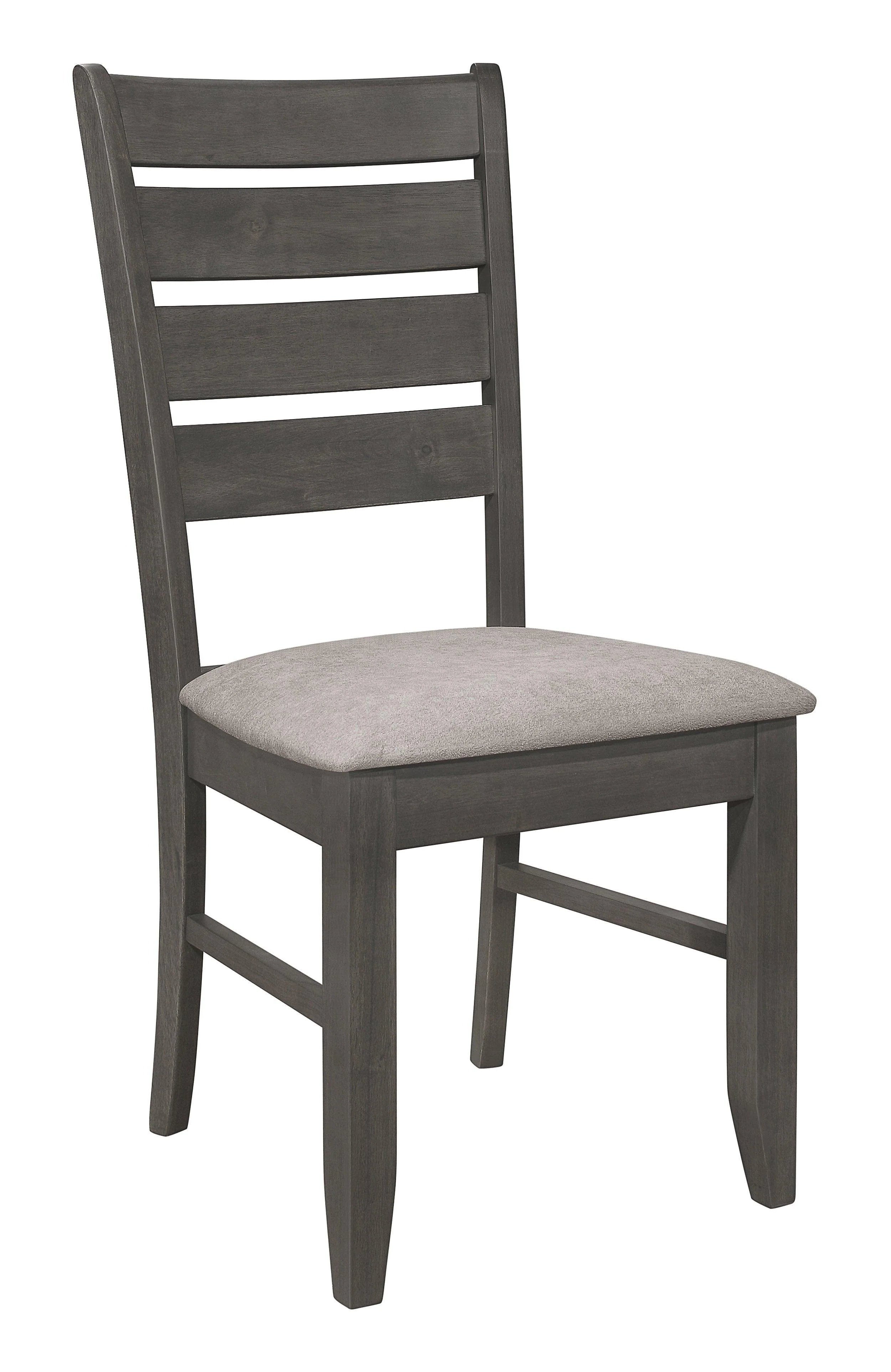 Dalila Ladder Back Side Chair (Set of 2) Gray Dark - Image 2