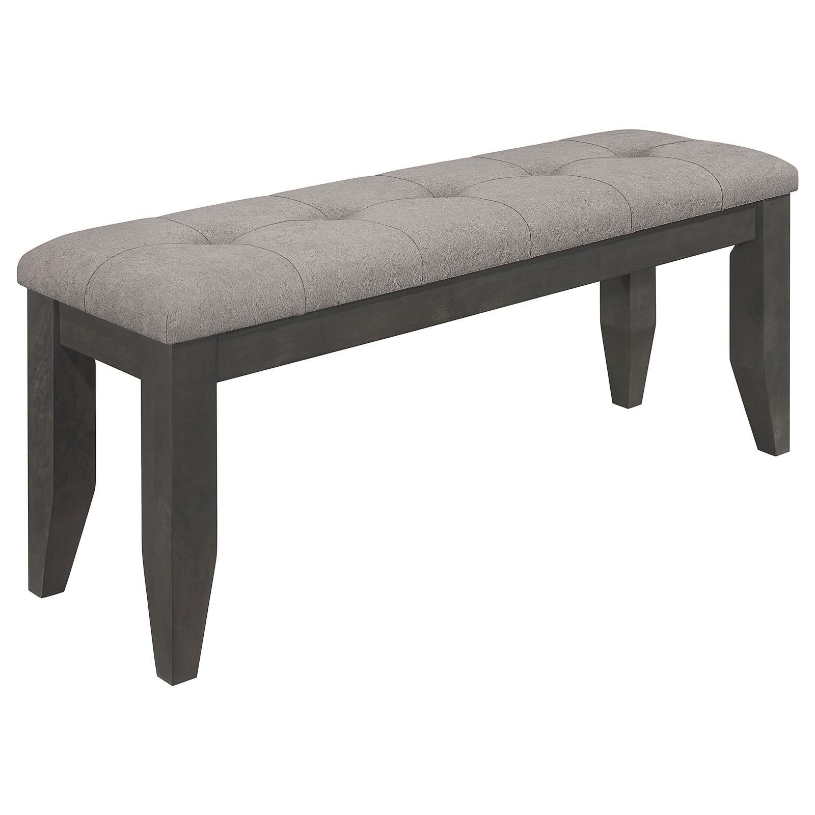 Dalila Padded Cushion Bench Gray Dark - Image 2