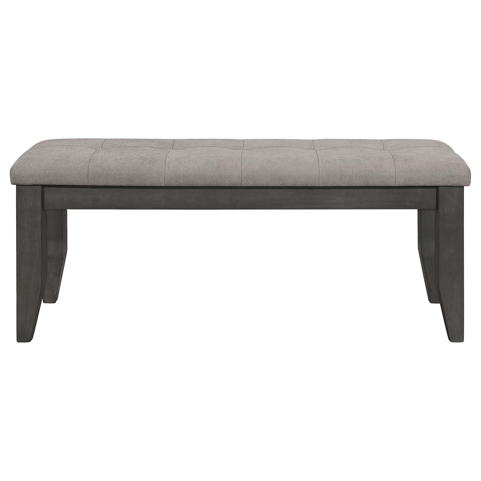 Dalila Padded Cushion Bench Gray Dark - Image 3