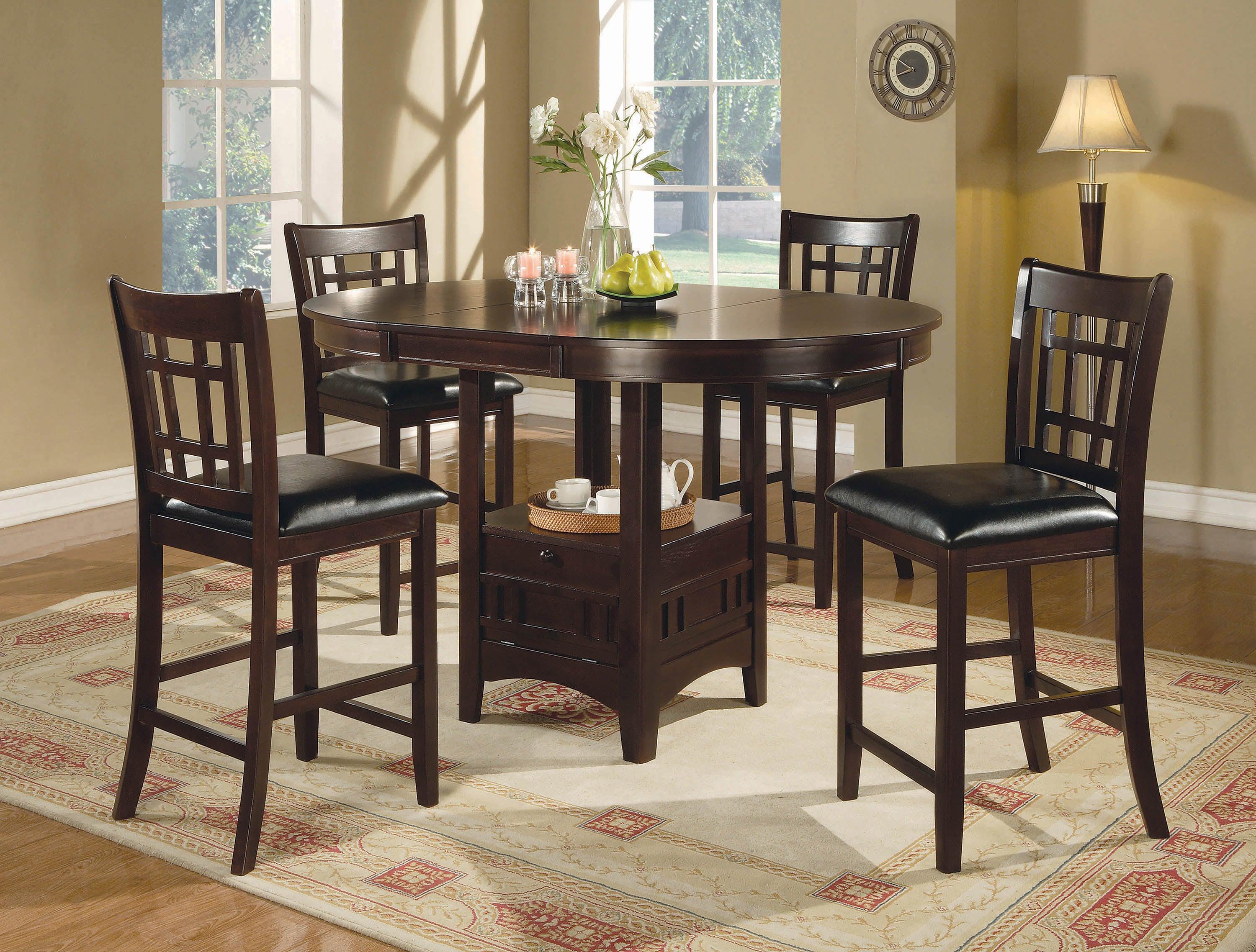 Lavon Oval Counter Height Table Espresso - Image 3
