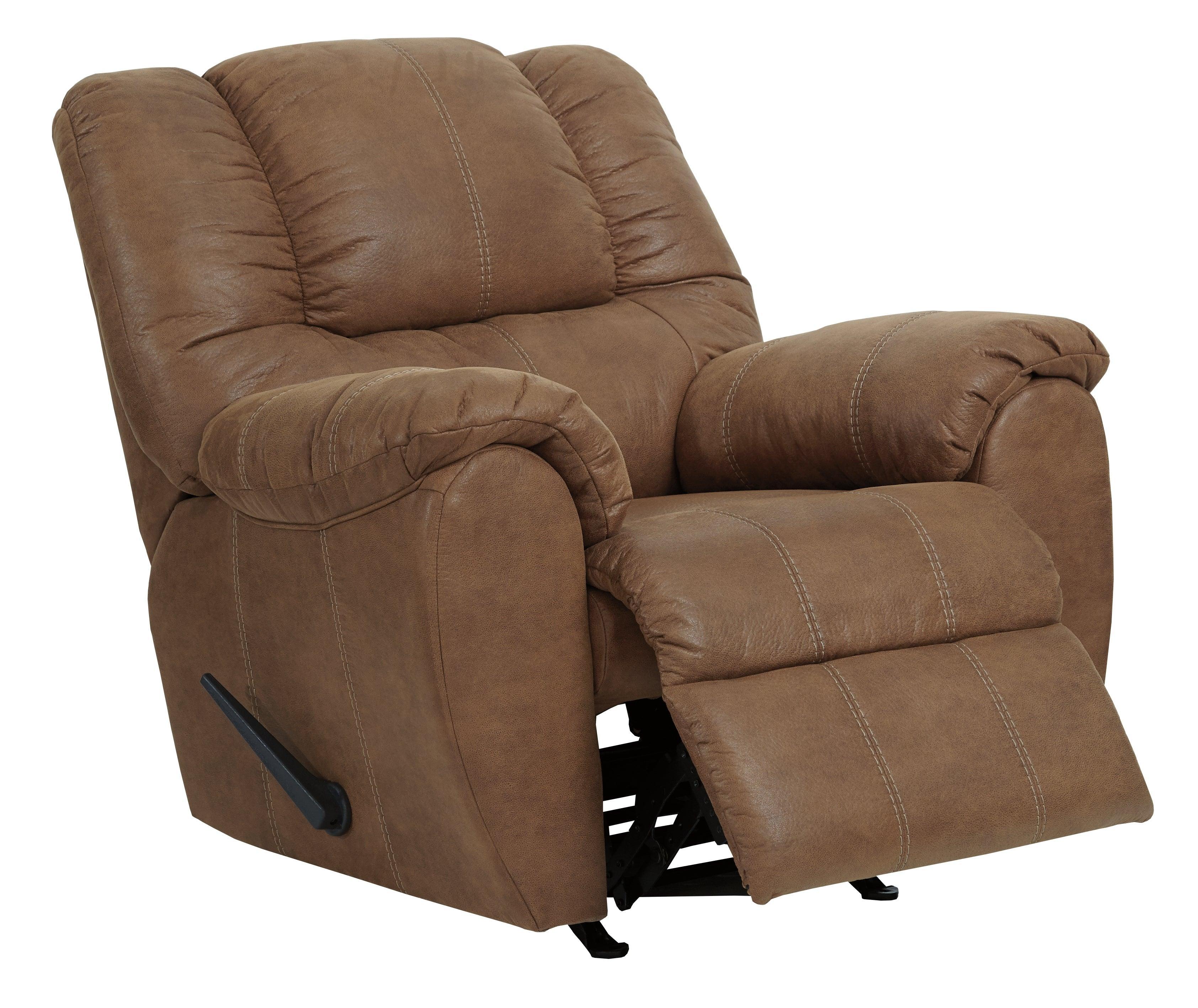 Mcgann Saddle Faux Leather Recliner - Image 3