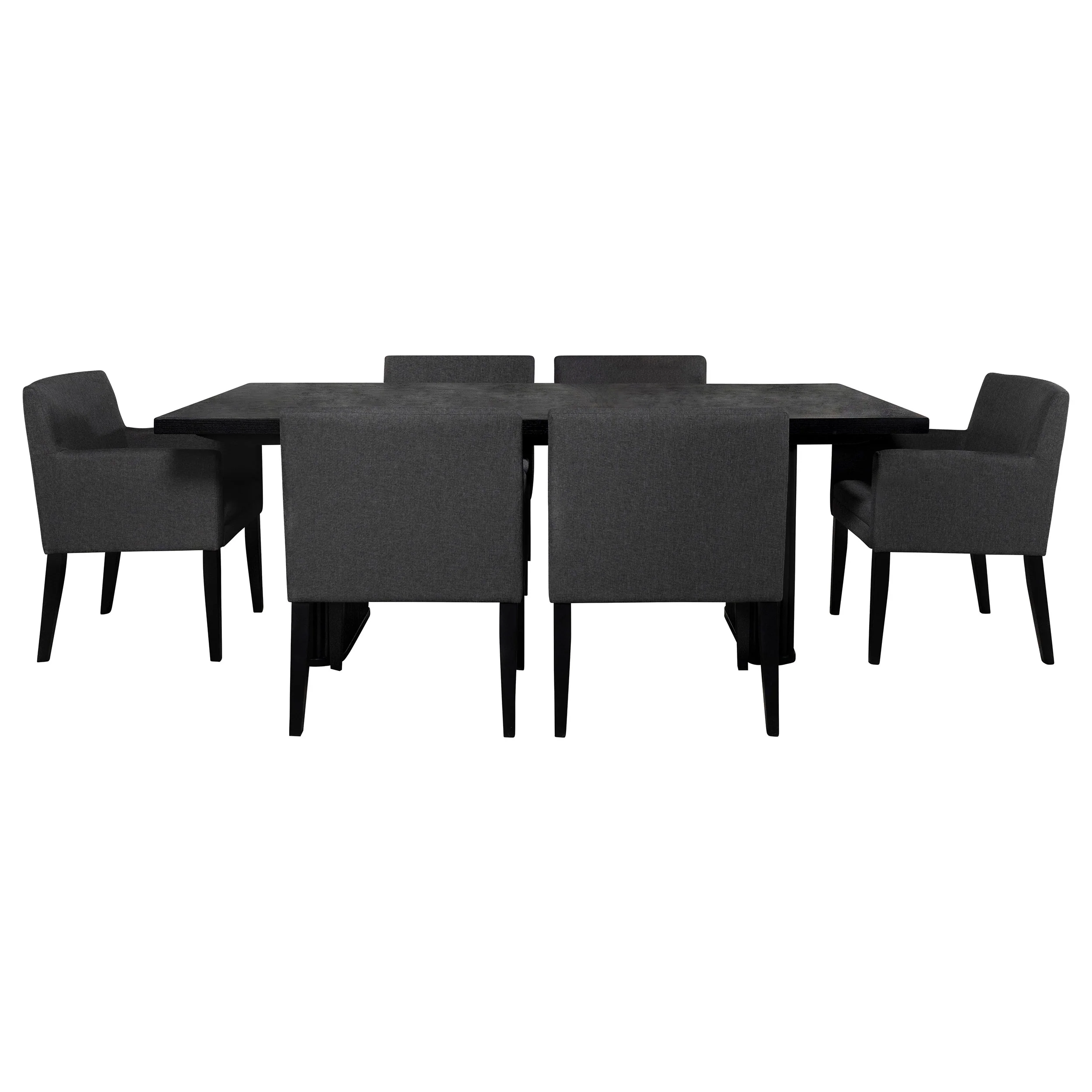 Catherine Black Rectangular Dining Room Set - Image 3