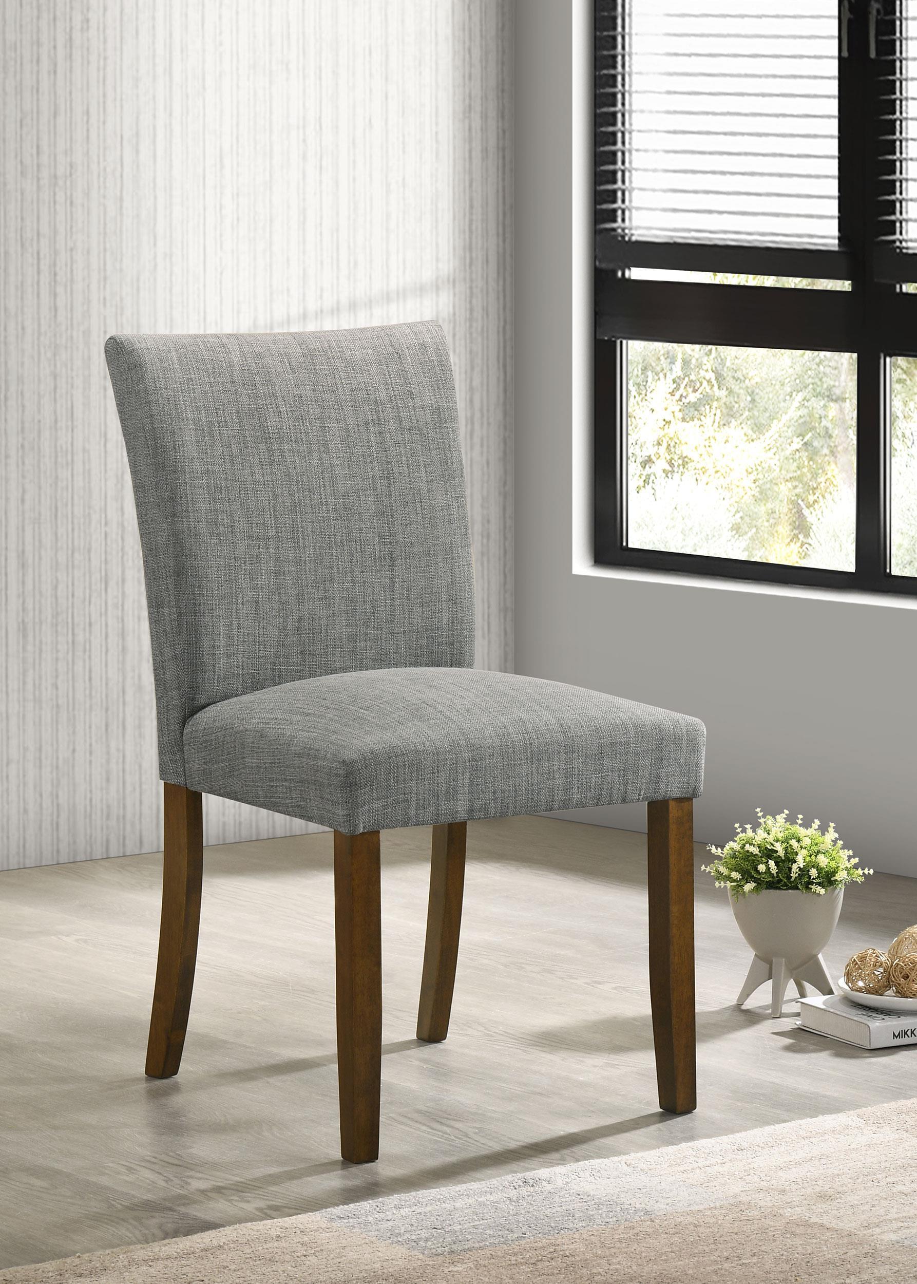 Cantley Upholstered Dining Side Chair Gray (Set of 2) 106379 - Image 2