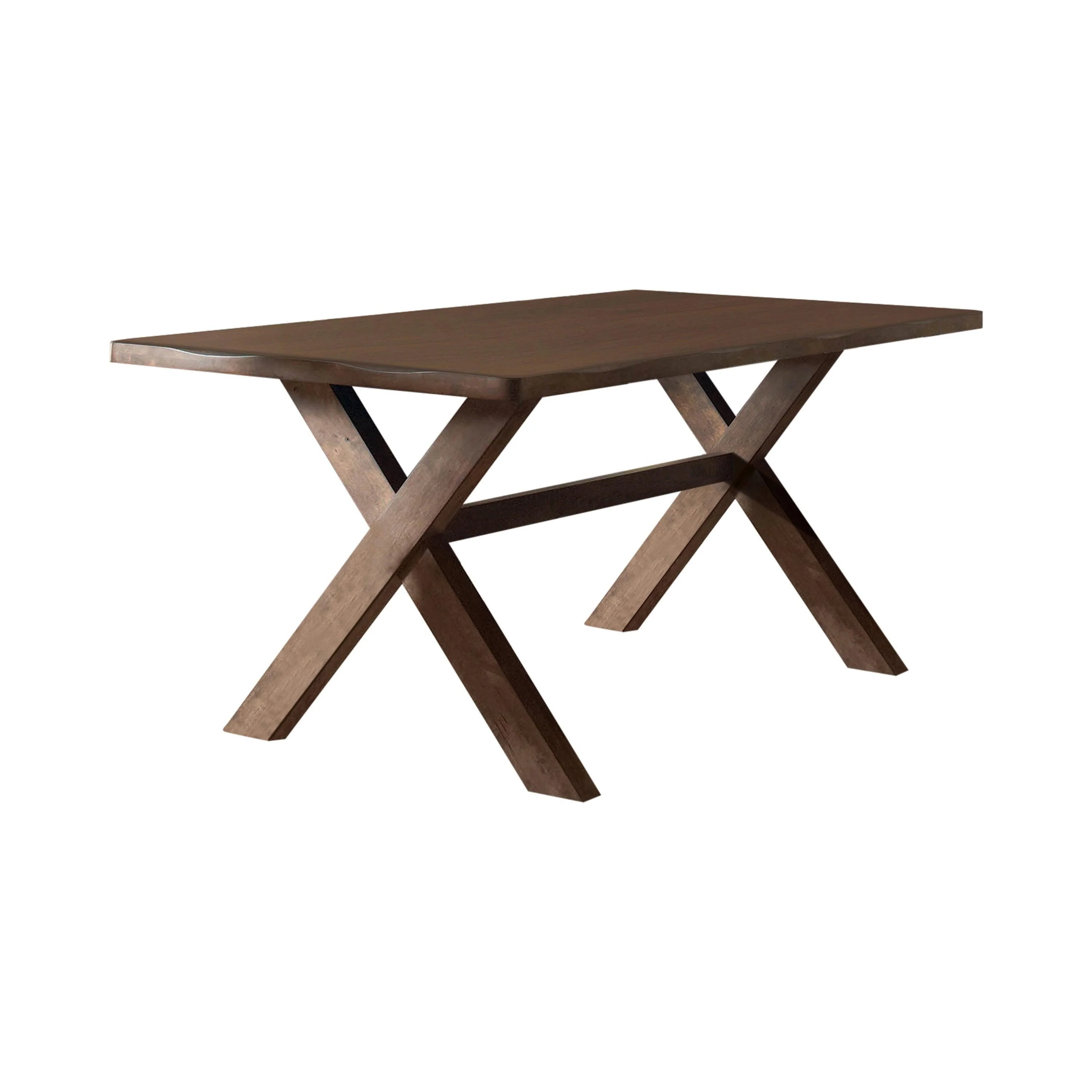 Alston X shaped Dining Bench Knotty Nutmeg - Image 2