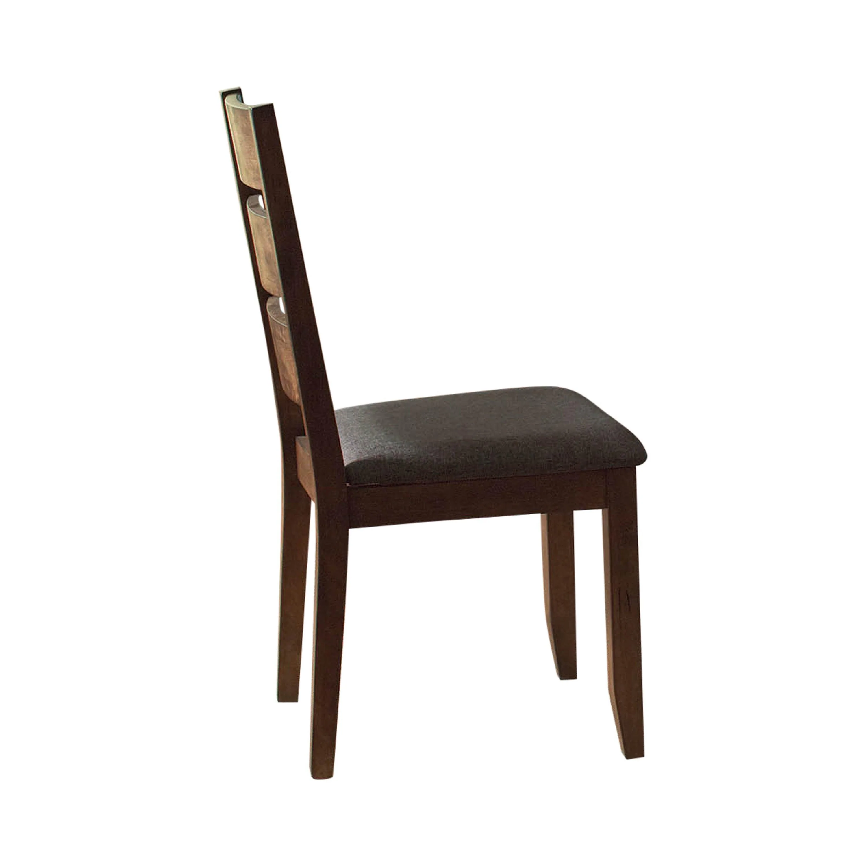 Alston Ladder Back Dining Side Chairs Knotty Nutmeg Gray (Set of 2) - Image 2