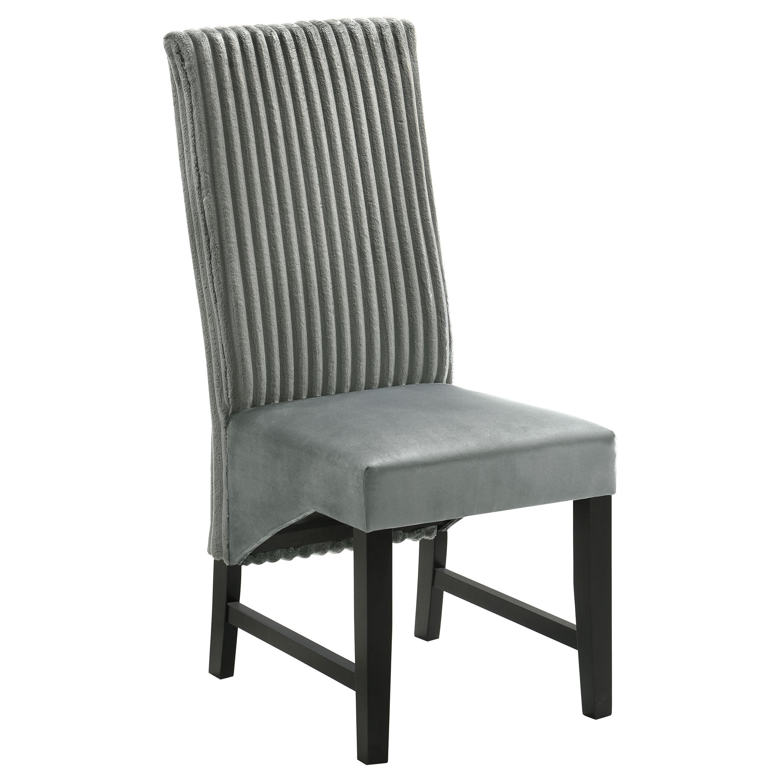 Barrand Upholstered Dining Side Chair Gray (Set of 2) - Image 3