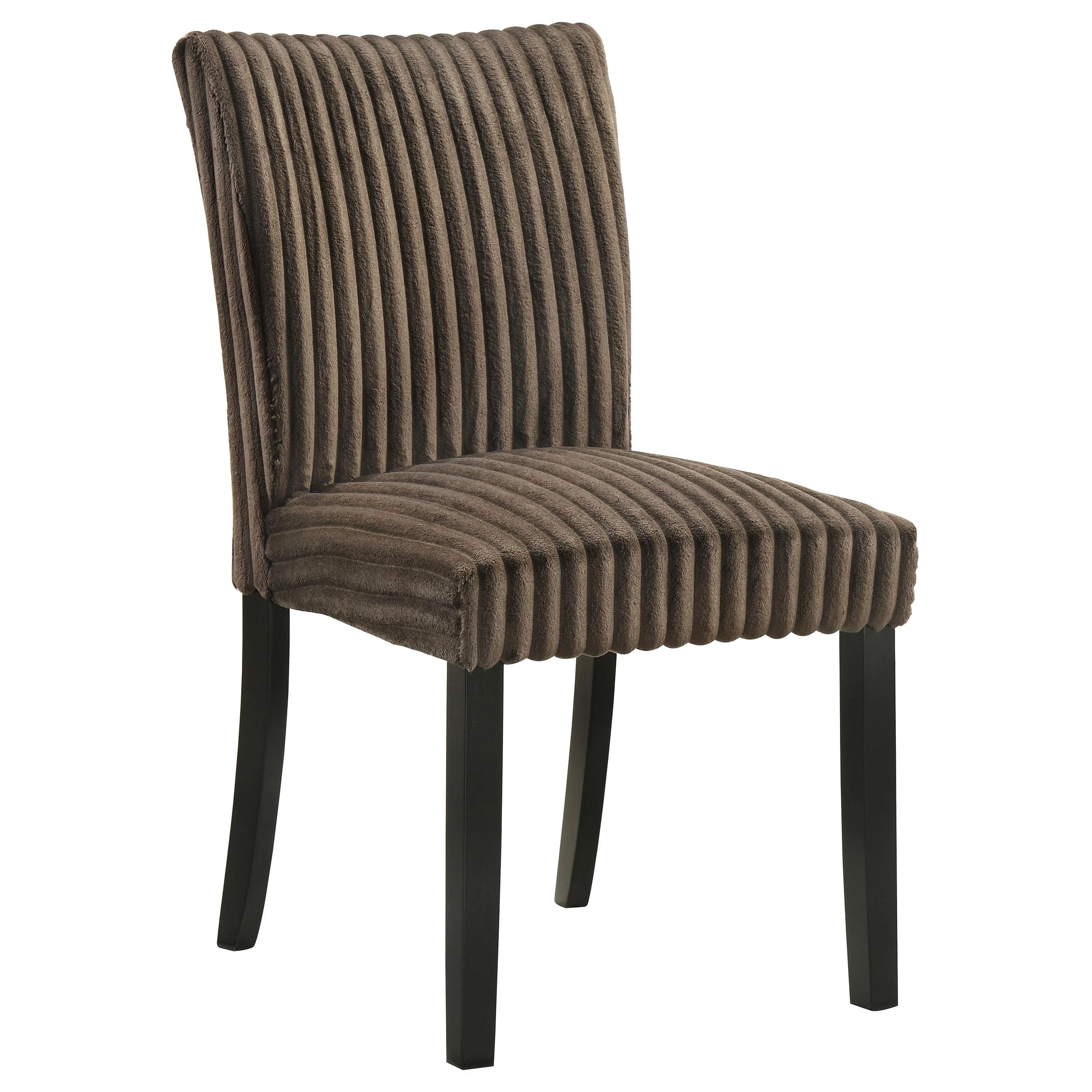 Dermott Upholstered Parson Dining Side Chair Chocolate (Set of 2) - Image 3