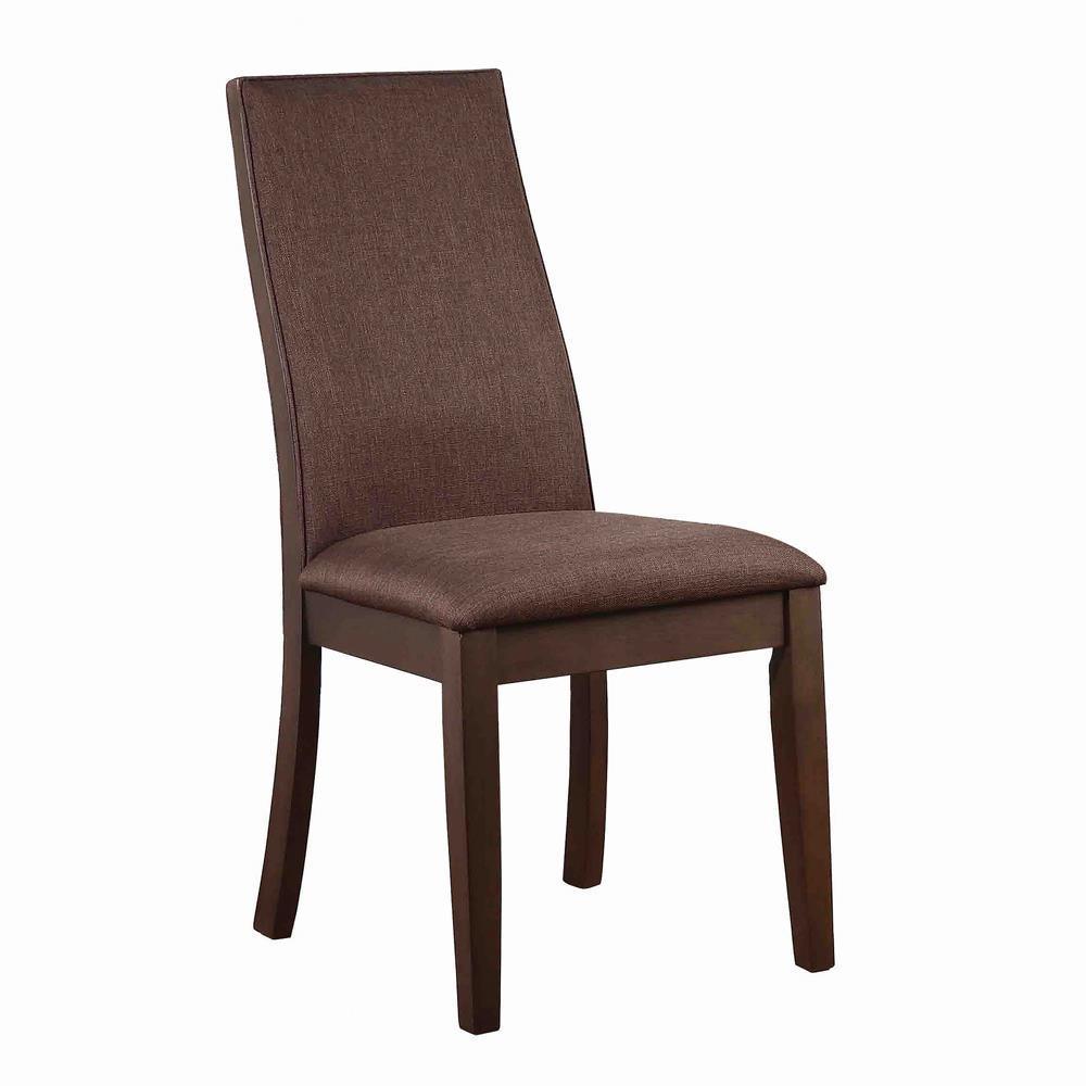 Spring Creek Upholstered Side Chairs Rich Cocoa Brown (Set of 2) - Image 1