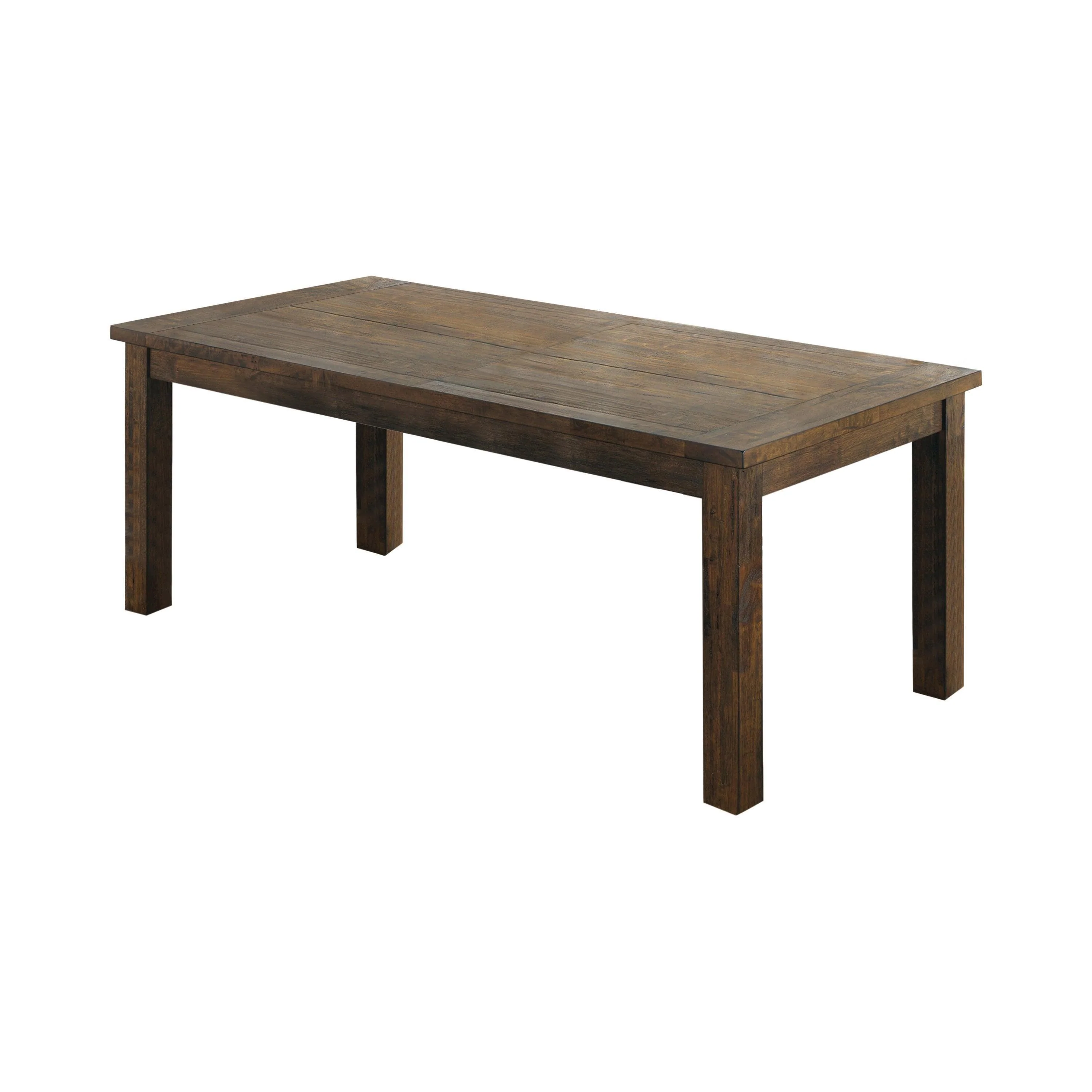Coleman Rectangular Dining Table Rustic Golden Brown - Image 2