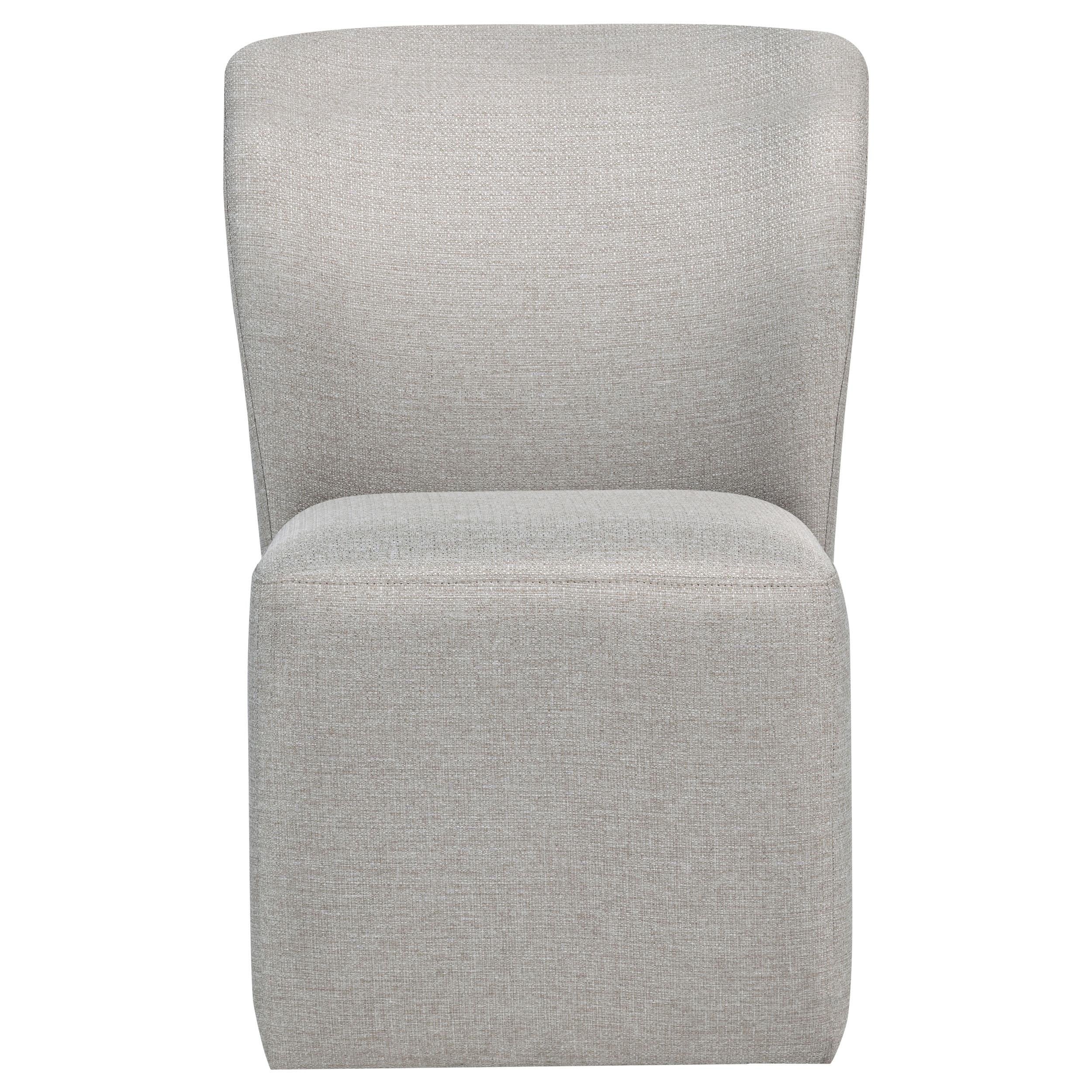 Jaelynn Upholstered Parsons Dining Side Chair Beige (Set of 2) - Image 2