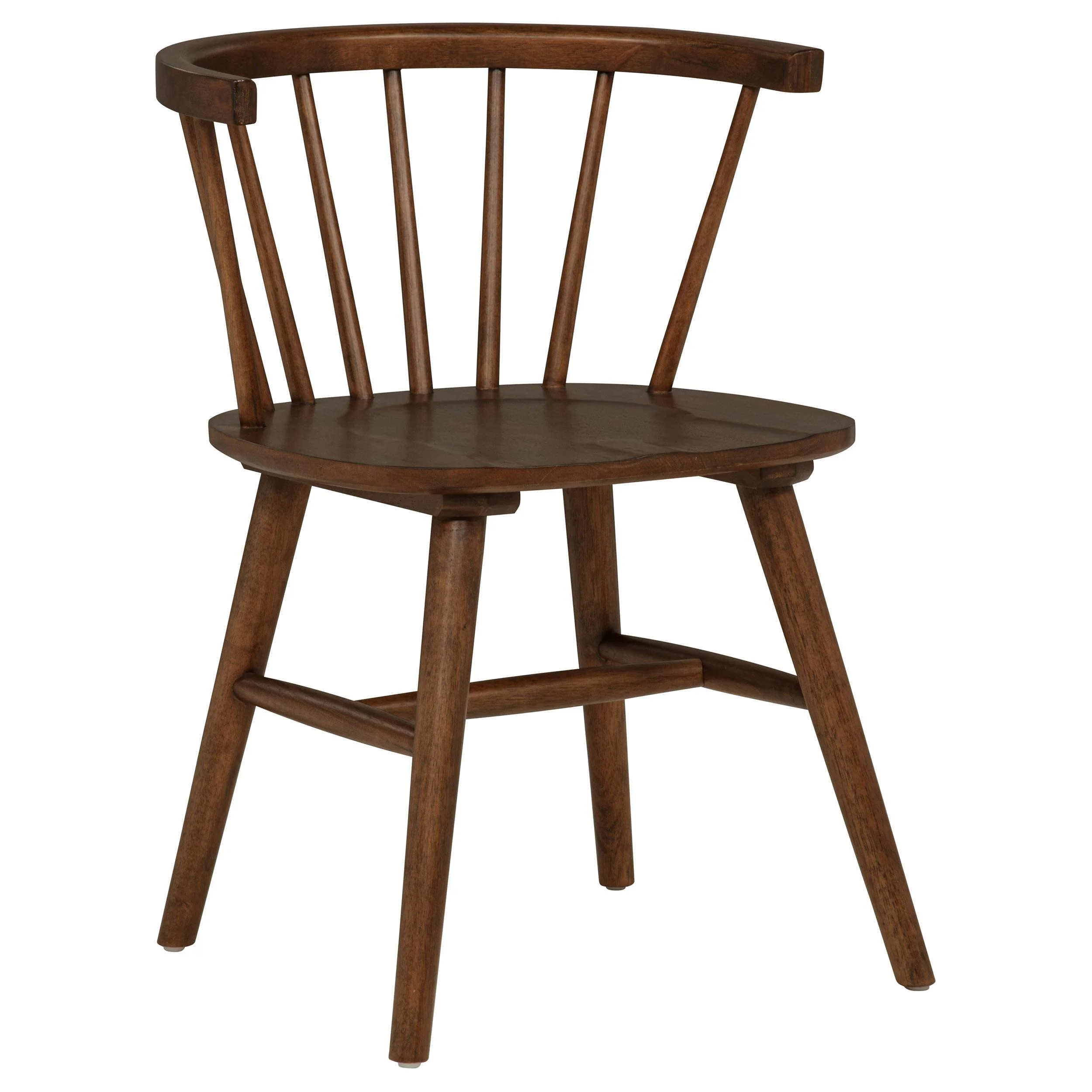 Jeffries Windsor Wood Dining Side Chair Walnut (Set of 2) - Image 3