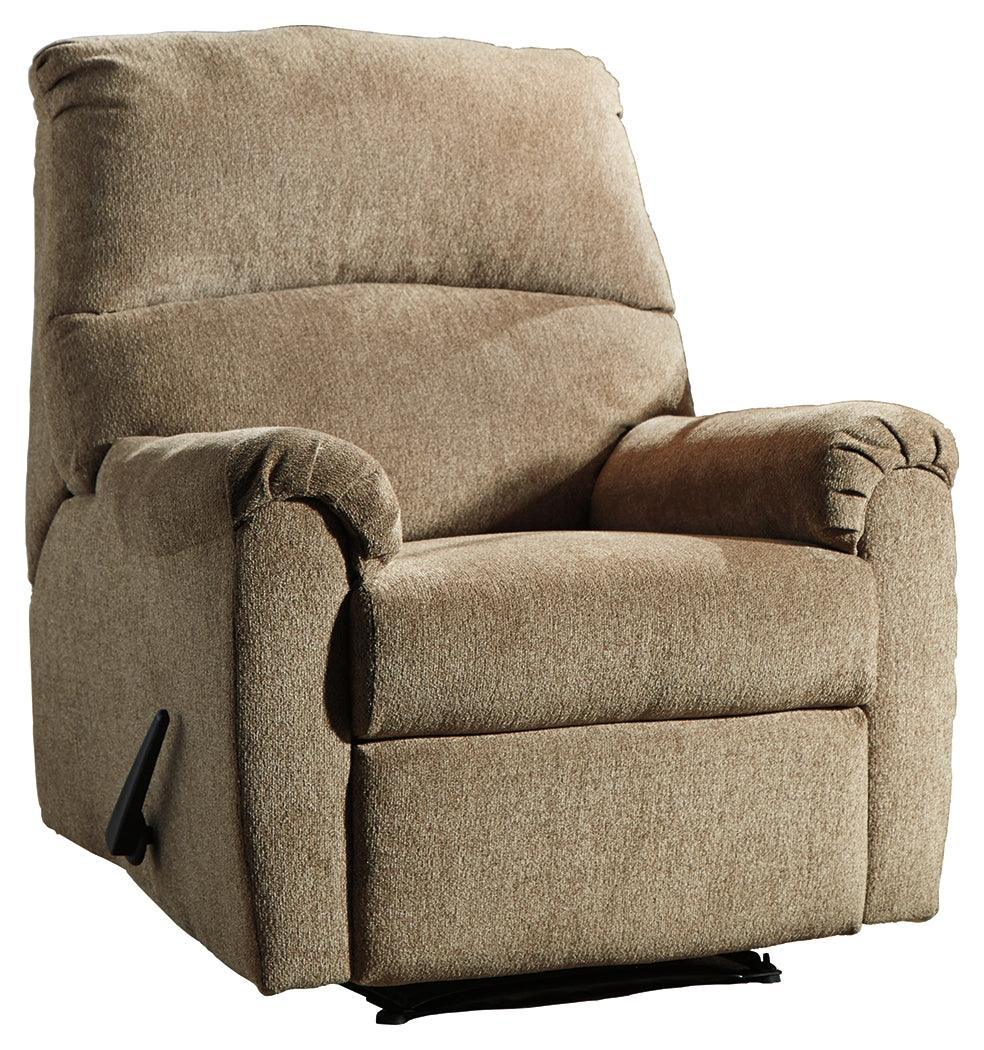 Nerviano Mocha Chenille Recliner - Image 2
