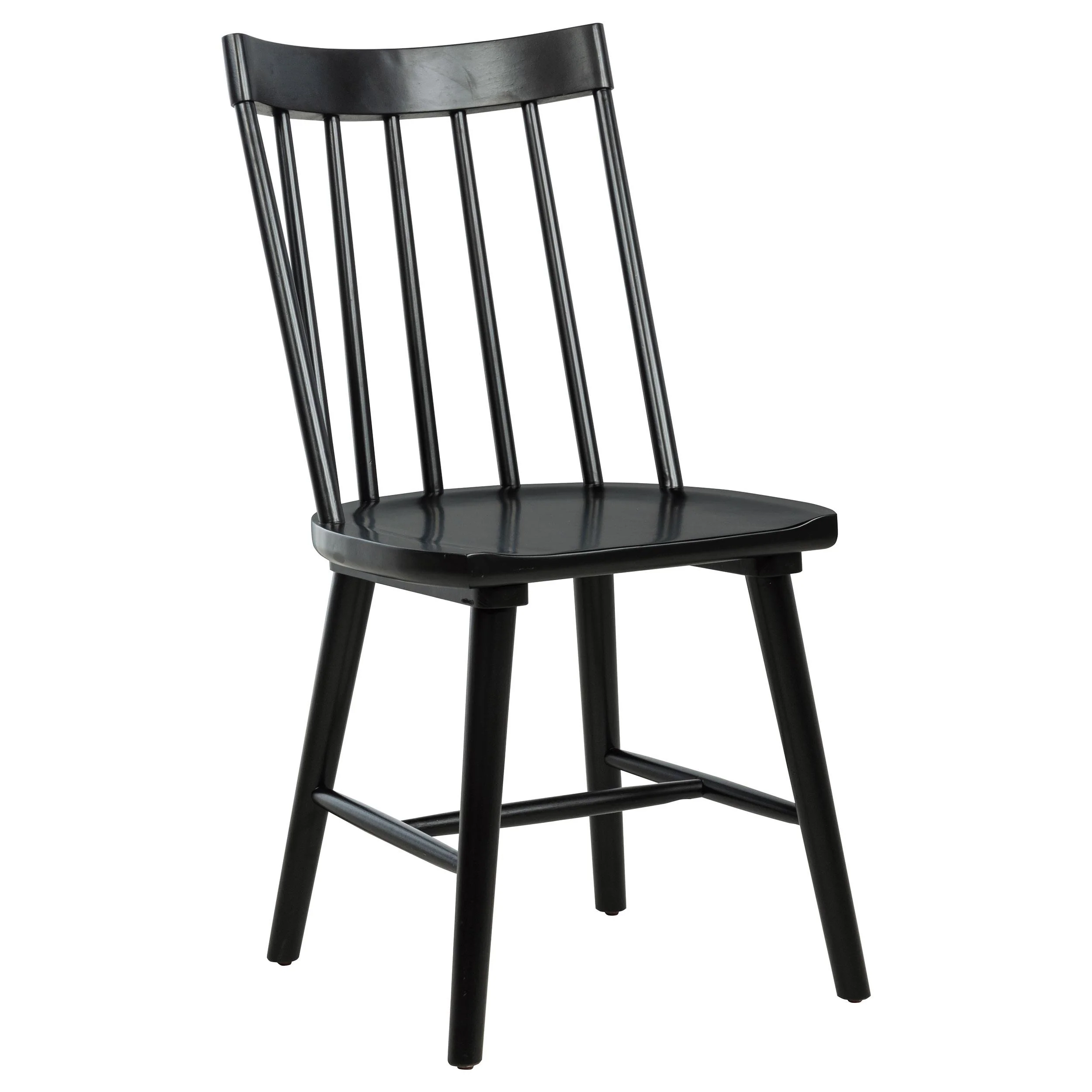 Middleton Solid Wood Dining Side Chair Black (Set of 2) - Image 3